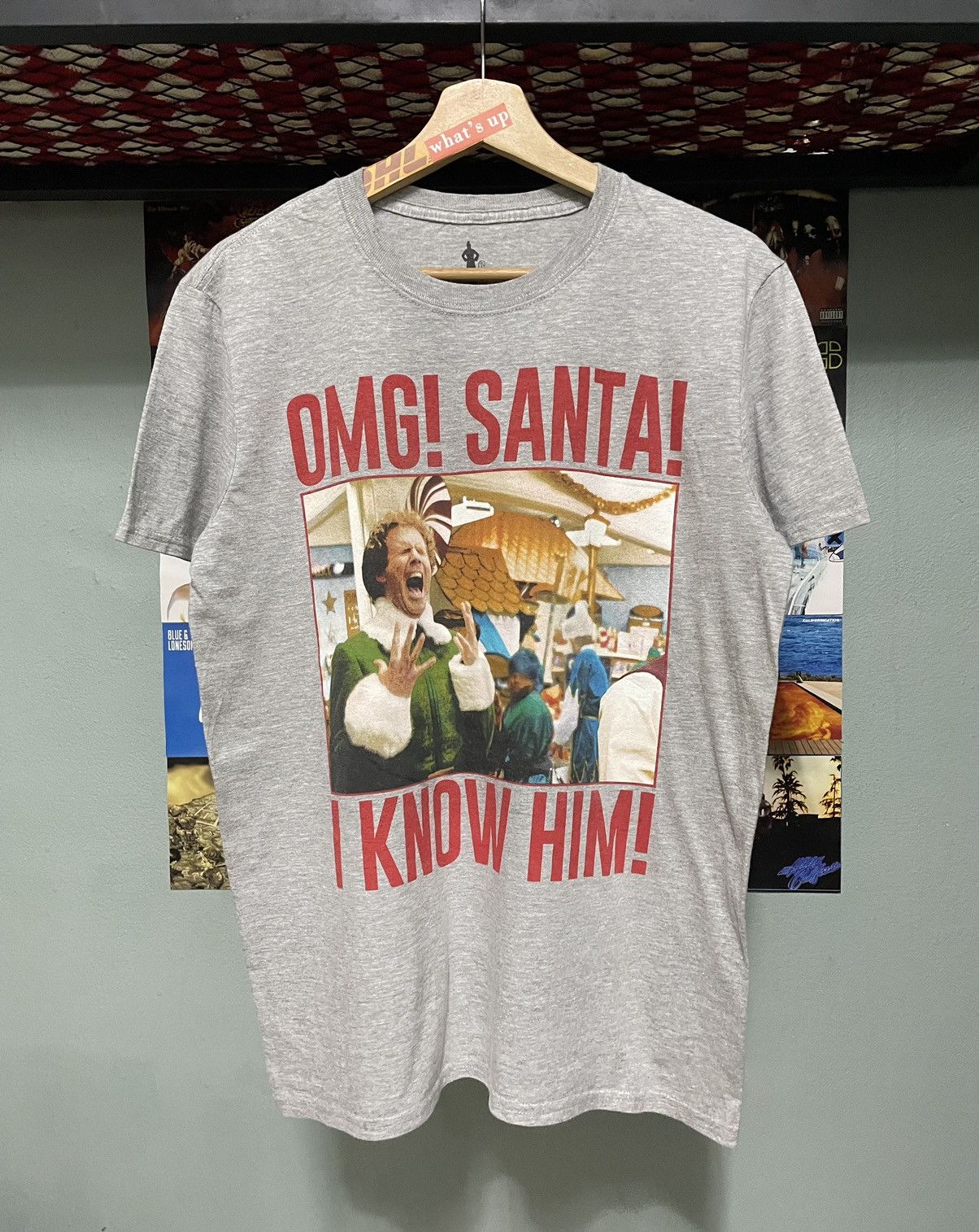 Vintage OMG! Santa I Know Him Movie Tee Size US M / EU 48-50 / 2 - 1 Thumbnail