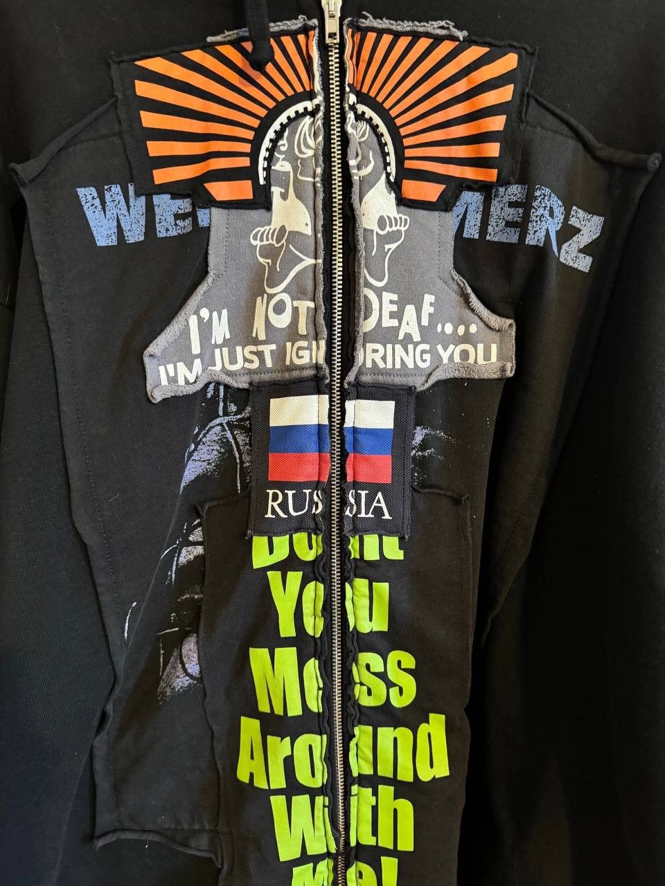 Vetements Vetements Russian Patch Zip-Hoodie Size US L / EU 52-54 / 3 - 5 Thumbnail