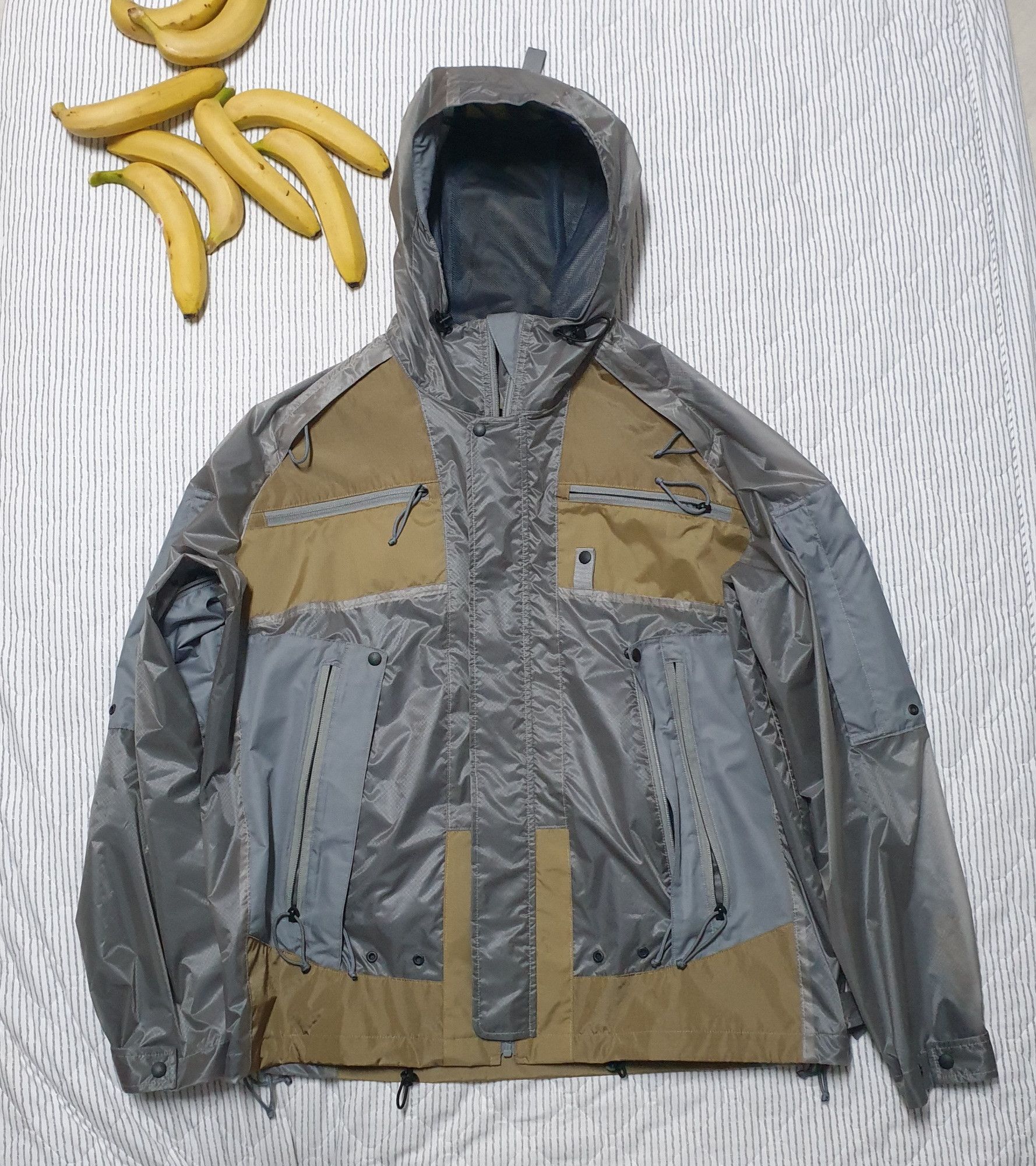 image of Comme Des Garcons Homme Plus x Junya Watanabe Mystery Ranch In-And-Out Backpack Jacket in Brown (Si