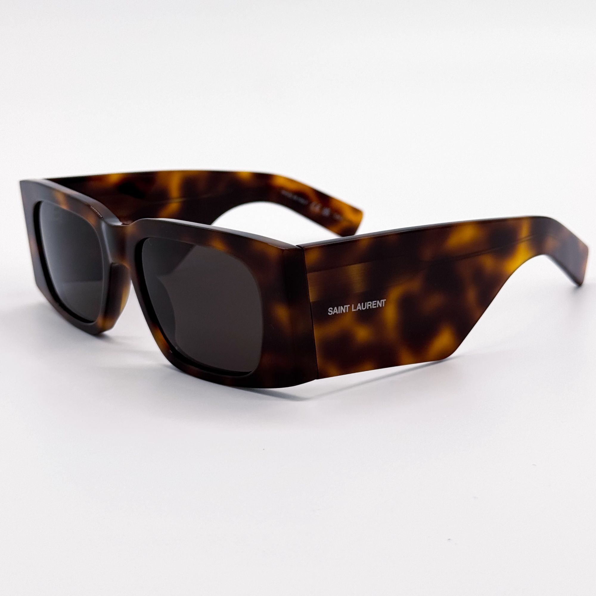 Saint Laurent Paris NEW SAINT LAURENT SUNGLASSES SL654 003 WOMEN SQUARE HAVANA/G Size ONE SIZE - 11 Thumbnail
