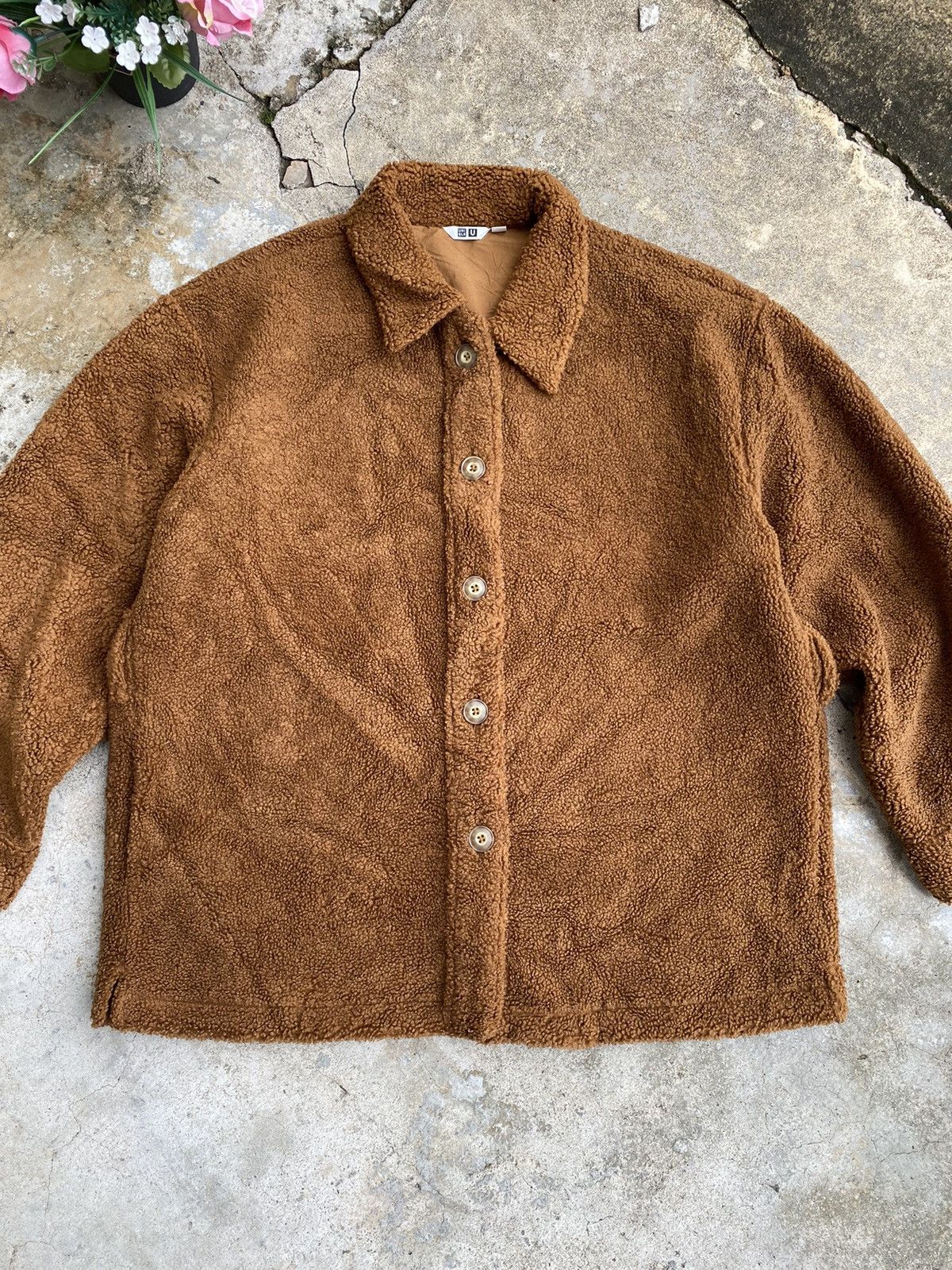 Uniqlo Uniqlo x Christophe Lemaire Sherpa Jacket Size US XL / EU 56 / 4 - 1 Thumbnail