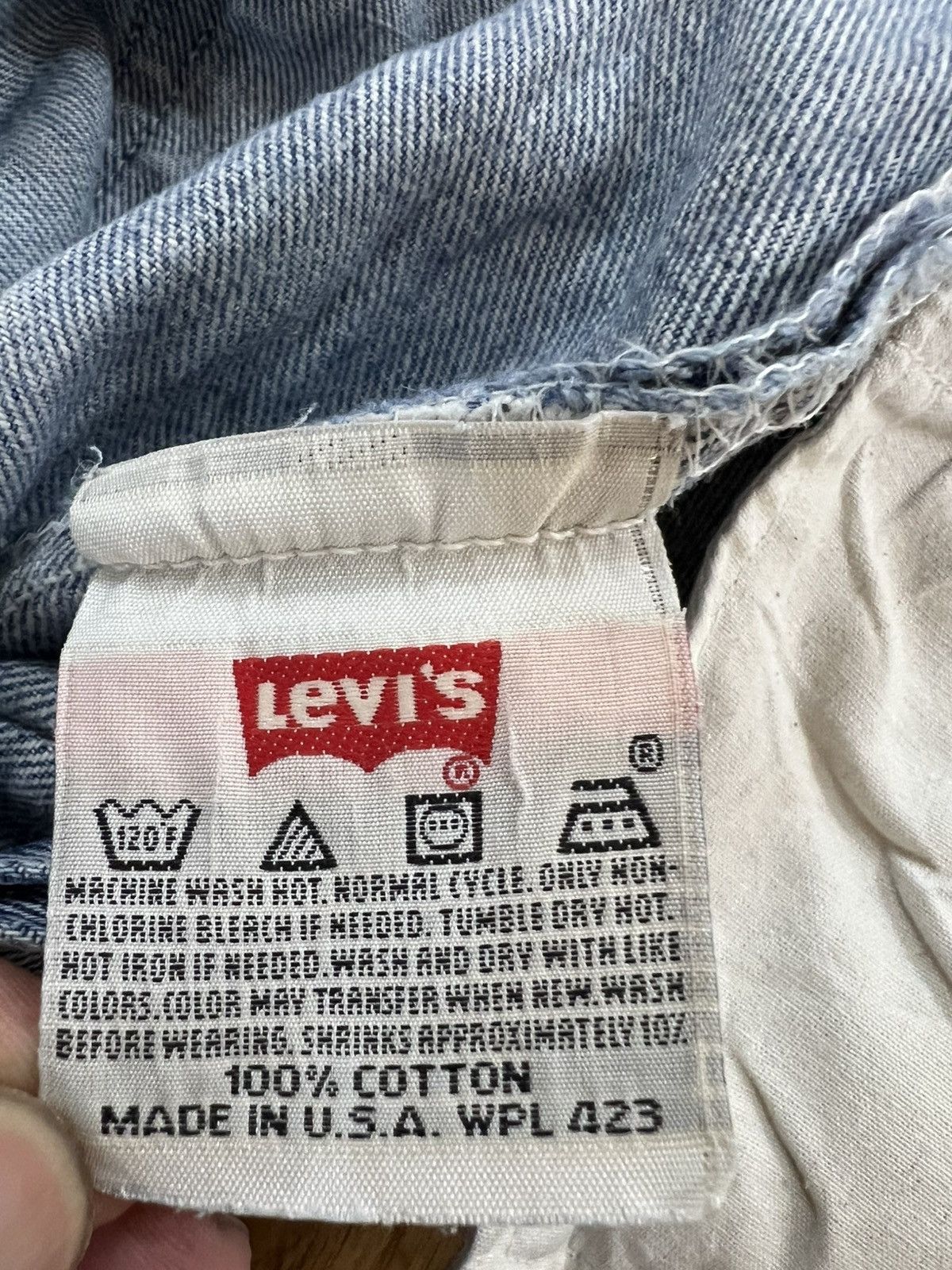 Levi's Vintage 90’s Levis 501XX Small e Non Selvedge Denim Jeans Size US 37 - 10 Thumbnail