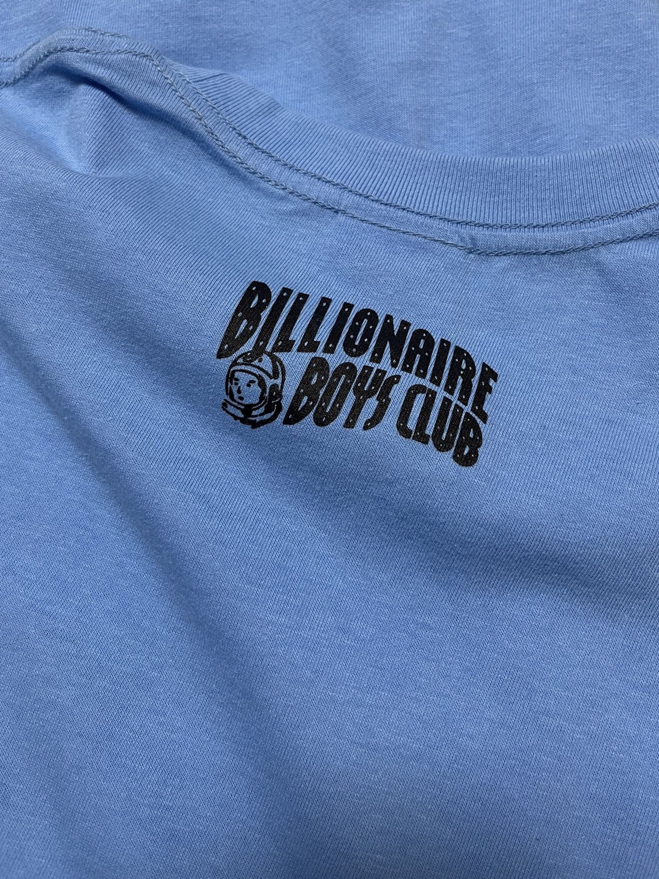 Billionaire Boys Club Rare Billionaire Boys Club BBC Helmet Print T-Shirt Blue L Size US L / EU 52-54 / 3 - 5 Thumbnail