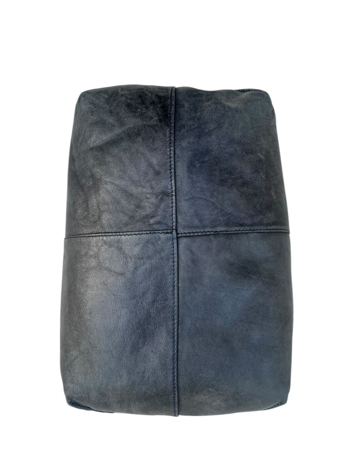Leather Jurgen Lehl Japan Faded Patina Leather Asymmetrical Bag Size ONE SIZE - 10 Thumbnail