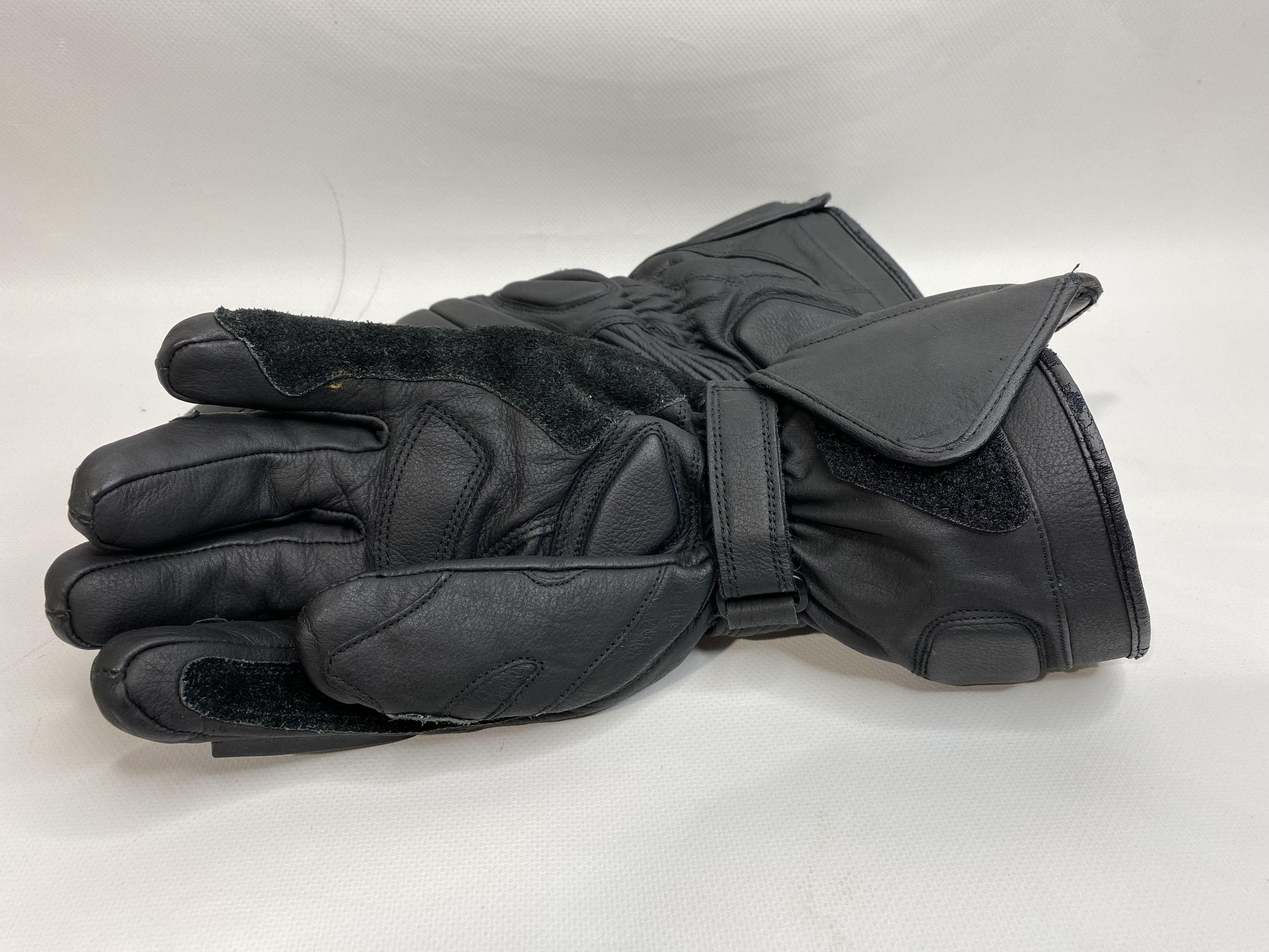 Honda TEKNIC THUNDER MOTORCYCLE LEATHER GLOVES POWER SKIN Size ONE SIZE - 2 Thumbnail