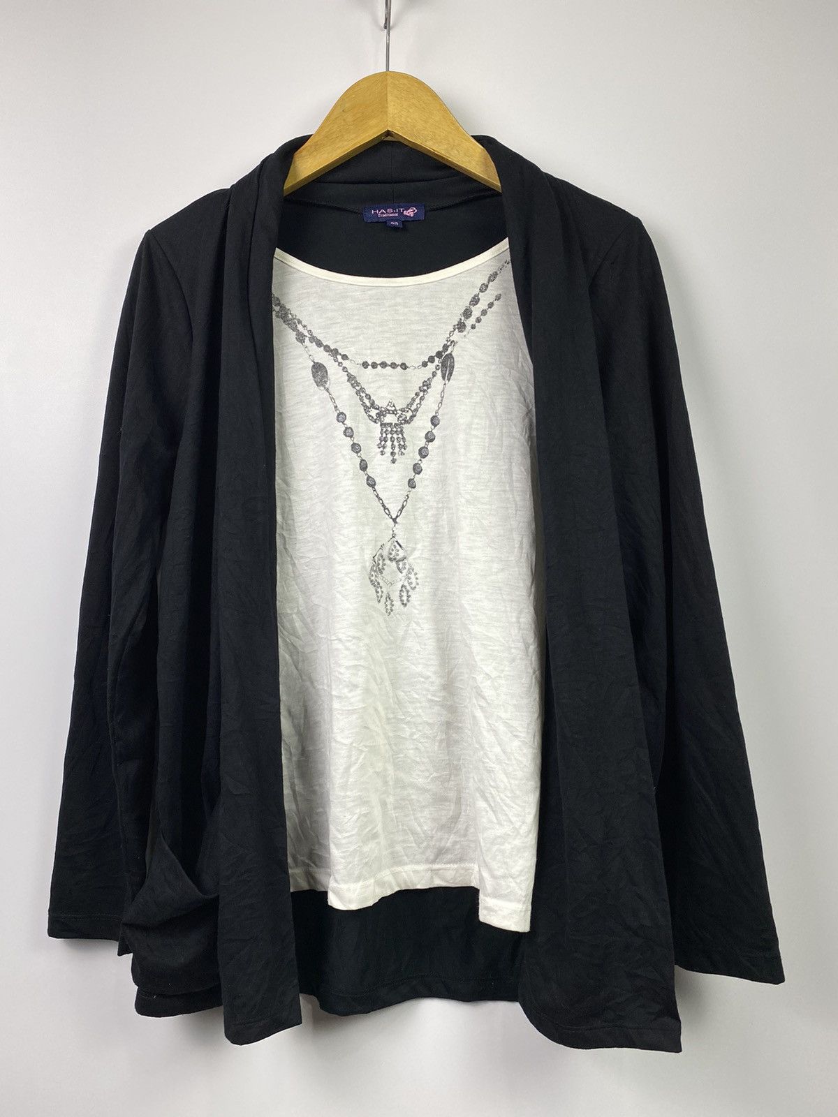 14th Addiction × Japanese Brand × KMRii necklace cardigan hybrid japanese brand longsleeve Size US S / EU 44-46 / 1 - 1 Thumbnail