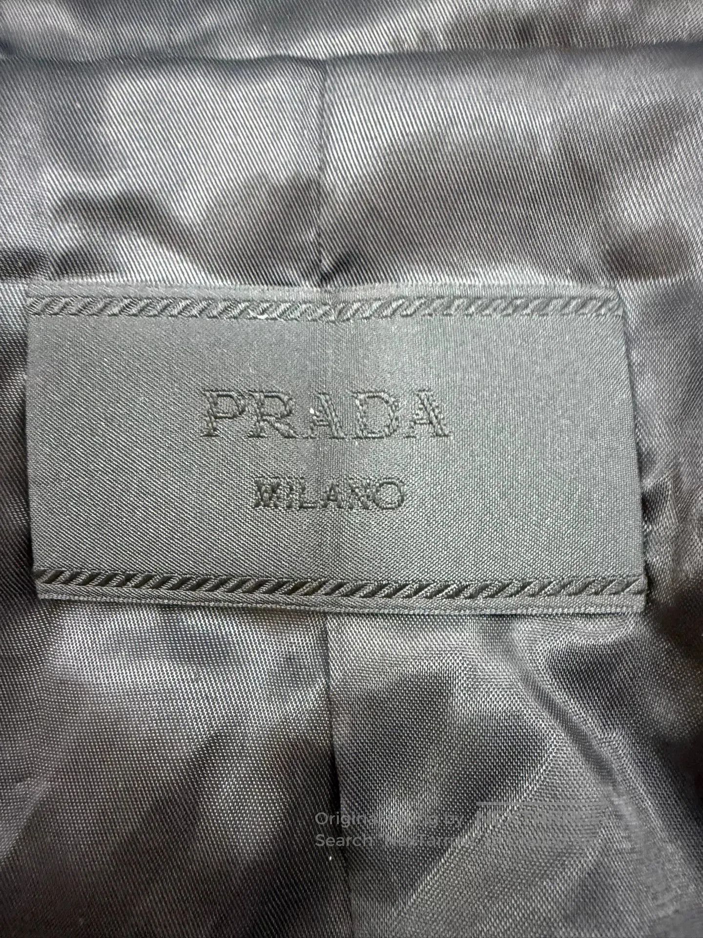 Prada Prada Men's Leather Hooded Jacket. Size US M / EU 48-50 / 2 - 4 Thumbnail