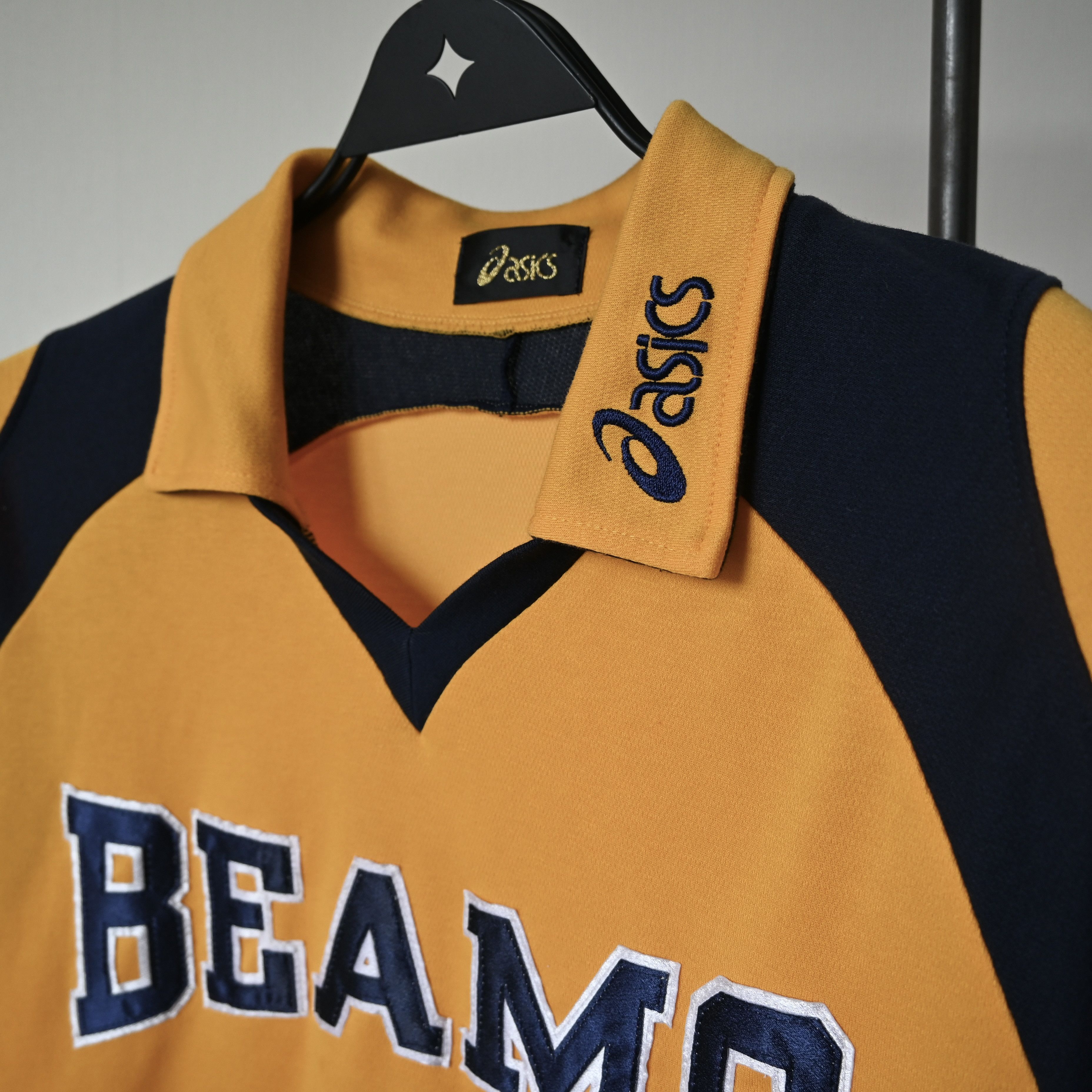 Asics VTG 1990s ASICS "BEAMS" logo succer jersey, made in Japan Size US M / EU 48-50 / 2 - 11 Thumbnail