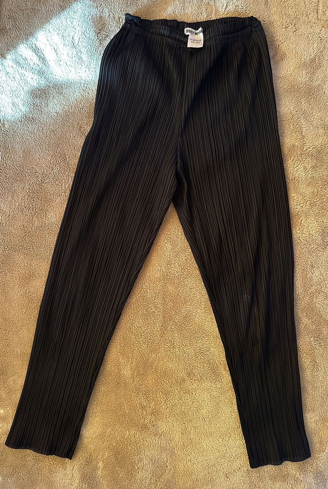 image of Late 80's Issey Miyake Pioneer Pleat Before Pleats Please in Black, Men's (Size 28)
