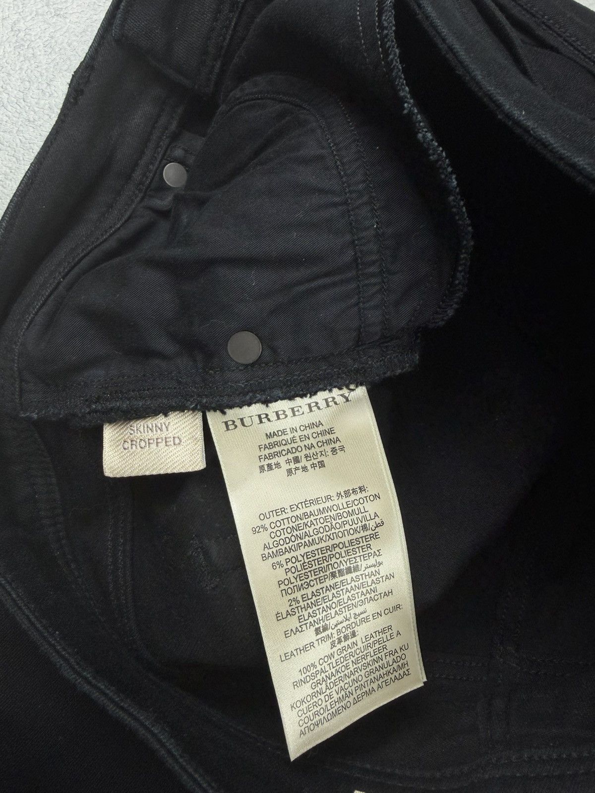 Burberry Burberry Brit Skinny Cropped Jeans Black W28 Size 28" / US 6 / IT 42 - 10 Thumbnail