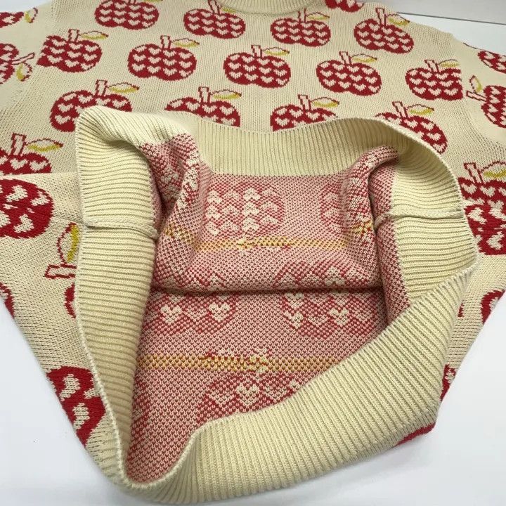 Gucci Gucci Apple Pattern Knit Sweater for Women-2507 Size S / US 4 / IT 40 - 6 Thumbnail