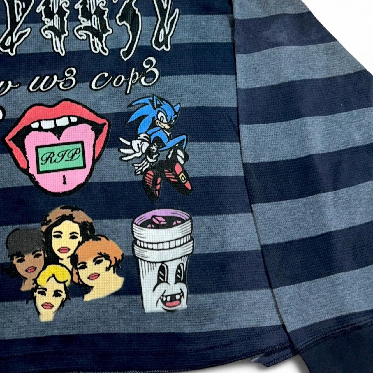Other Odyss3y 1 of 1 “HOW W3 COP3” vintage thermal tee Size US XL / EU 56 / 4 - 3 Thumbnail
