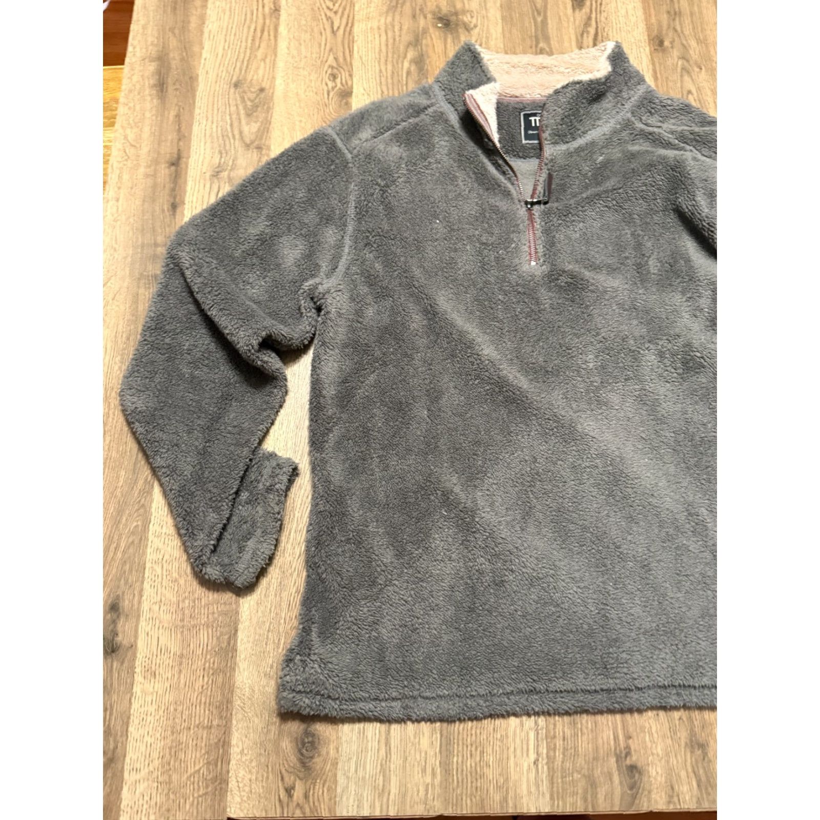 Vintage Trinity Sweater, Men’s XL, Gray, Sherpa, Pullover, 1/4 Zip Up, Knit, Long Sleeve, Regular Fit, Casual, Wool? Size US XL / EU 56 / 4 - 3 Thumbnail