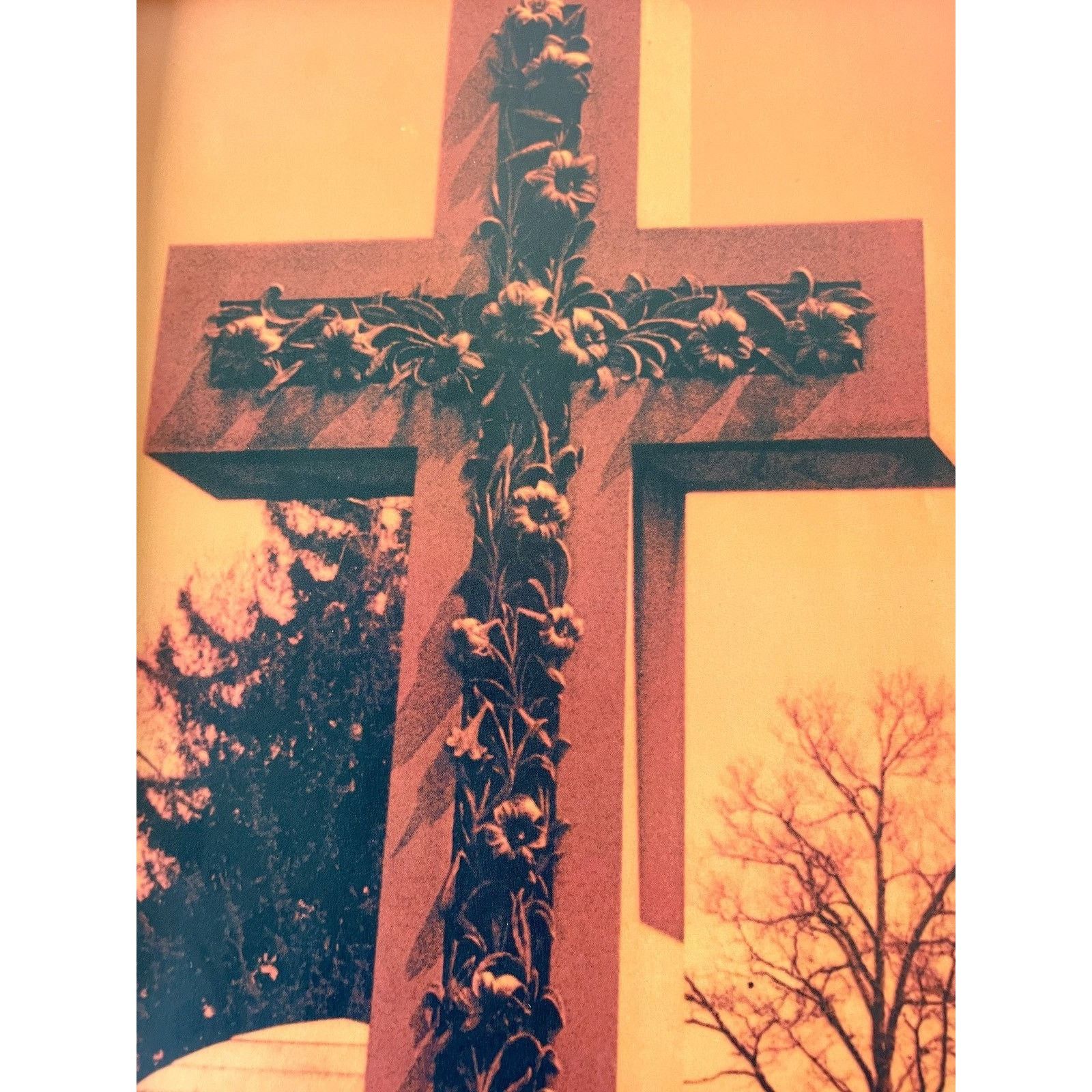 Chrome Hearts × Vintage Chrome Hearts Big cross photo Poster framed 9x11 Size ONE SIZE - 2 Thumbnail