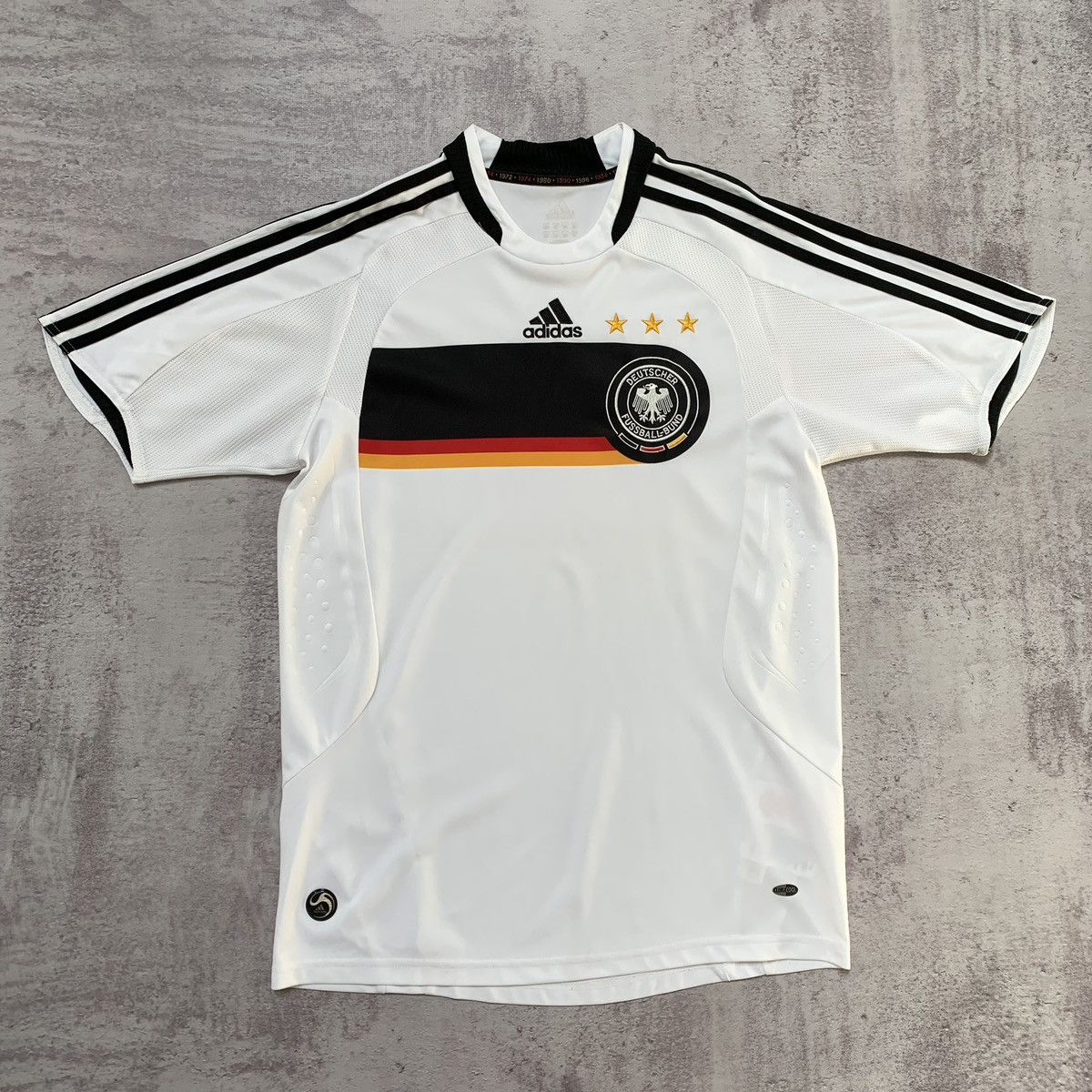 Vintage ADIDAS SOOCER JERSEY GERMANY DEUTSCHLAND 2008 HOME T-SHIRT Size US XL / EU 56 / 4 - 1 Thumbnail