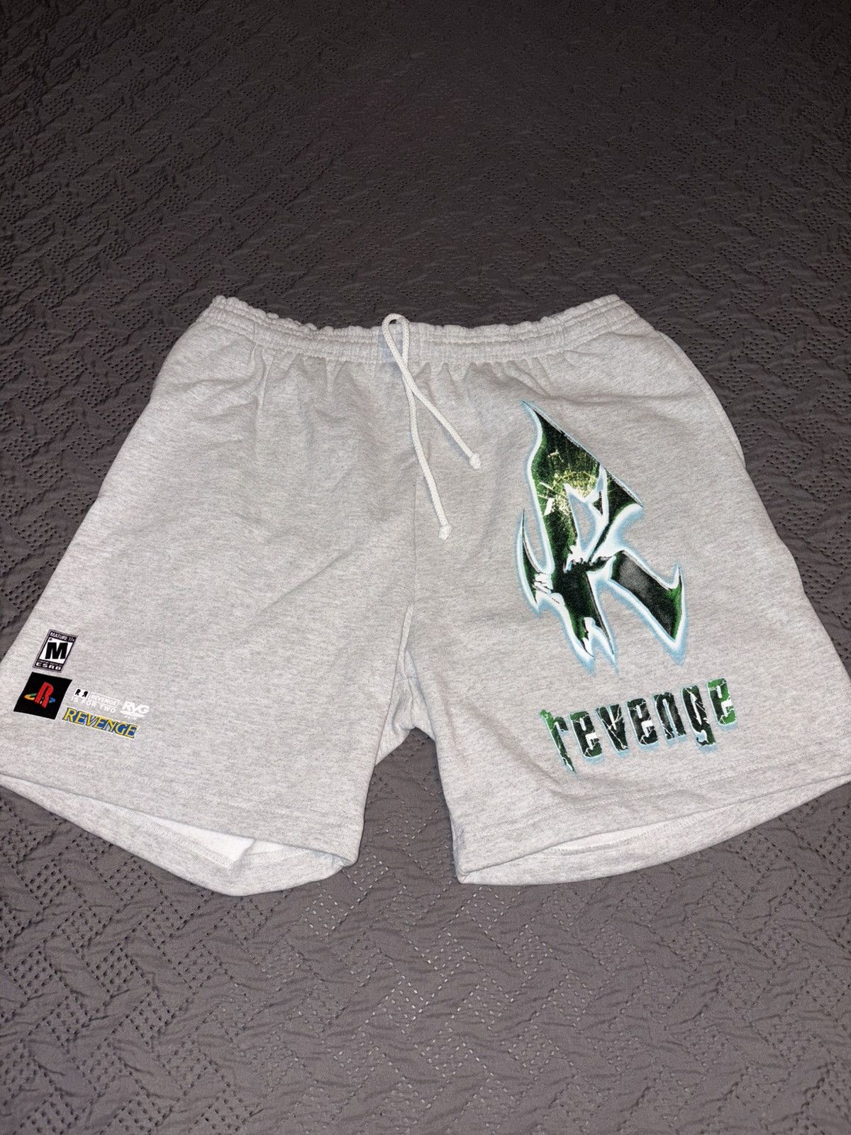 Revenge HORROR SHORTS ASH GREY Size US 34 / EU 50 - 1 Thumbnail