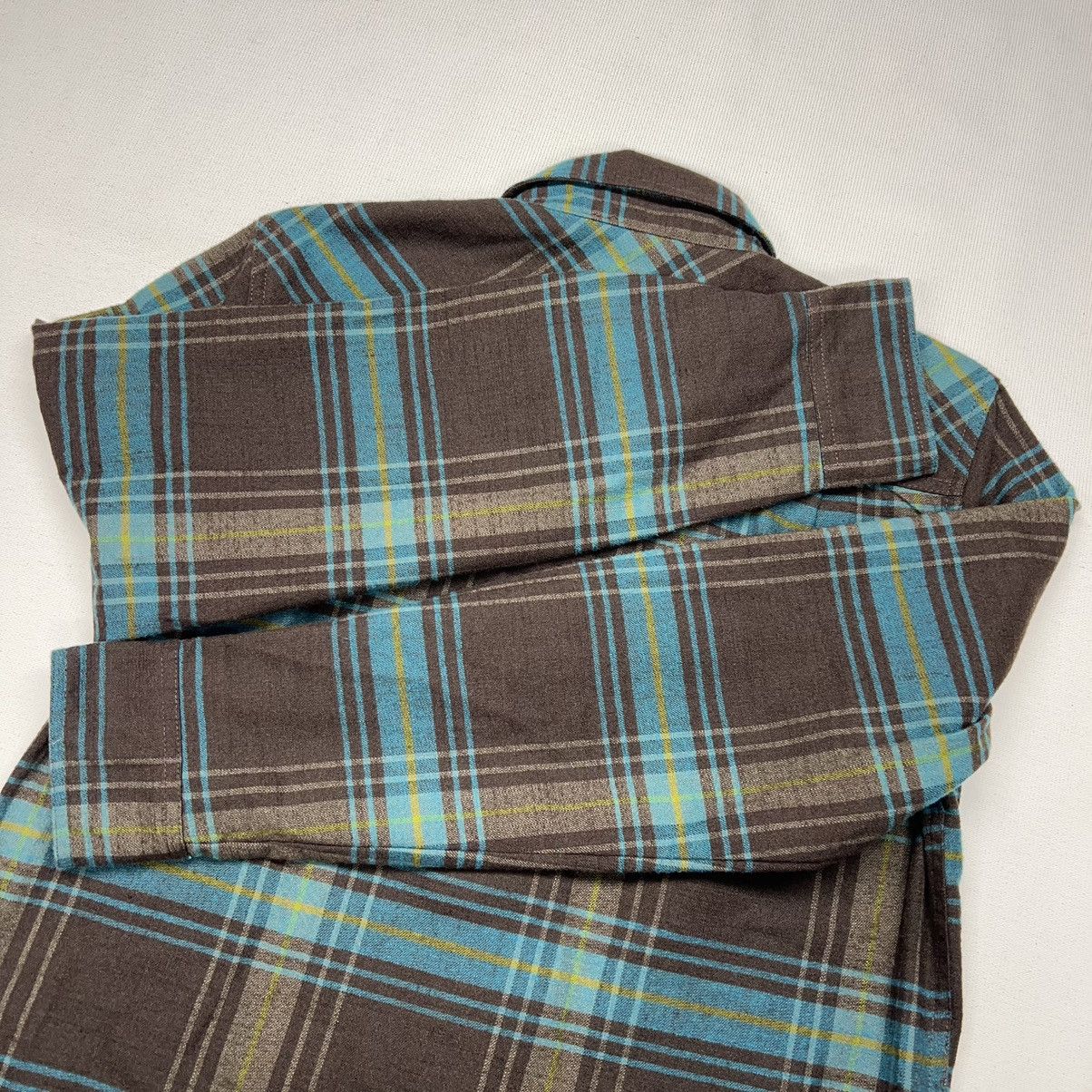 L.L. Bean L.L. Bean Flannel Shirt Plaid Brown Button Up Long Sleeve Size US S / EU 44-46 / 1 - 14 Thumbnail