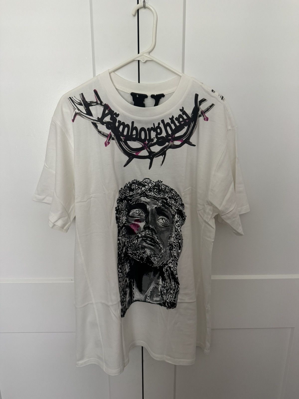 Vlone Vlone Yams Day Jesus Tee Size US XL / EU 56 / 4 - 1 Thumbnail