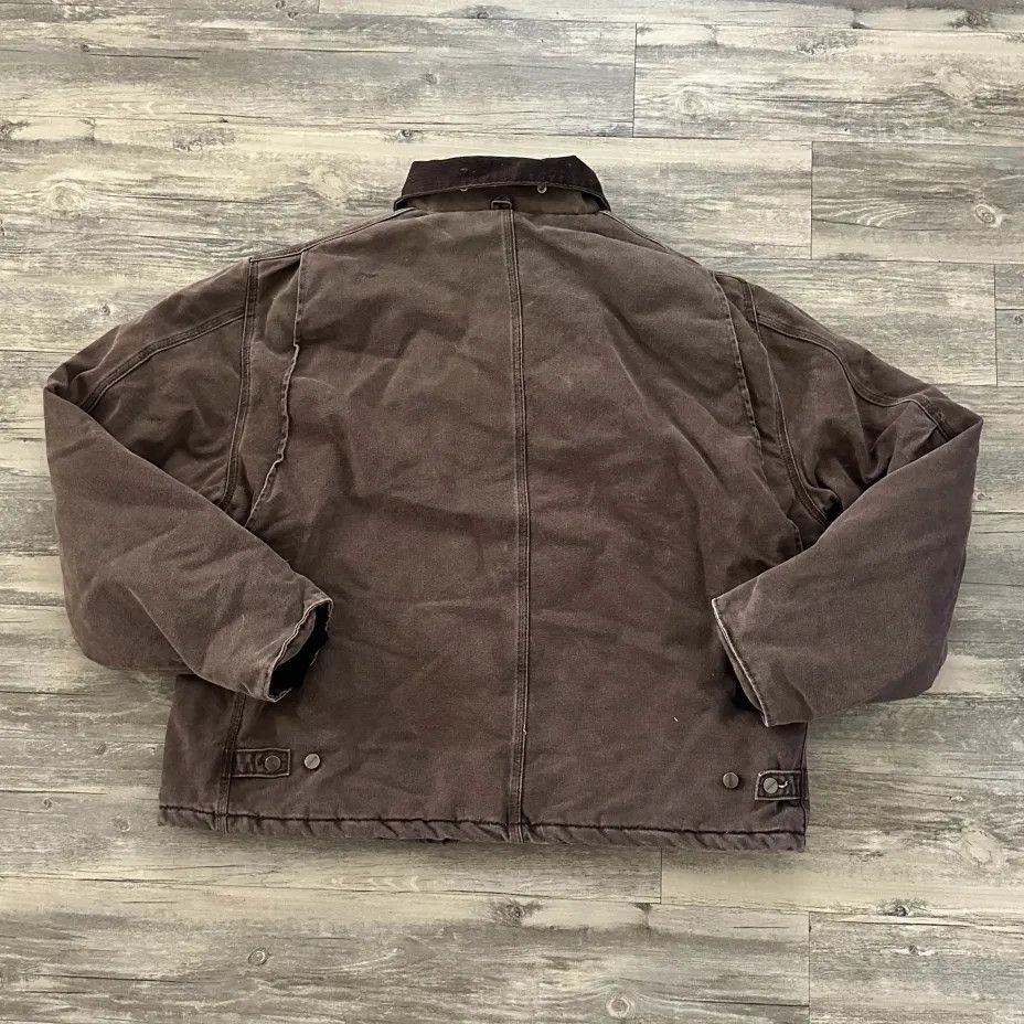 Carhartt Vintage Carhartt J22CHT Chocolate Arctic Detroit Jacket Size US XXL / EU 58 / 5 - 4 Thumbnail