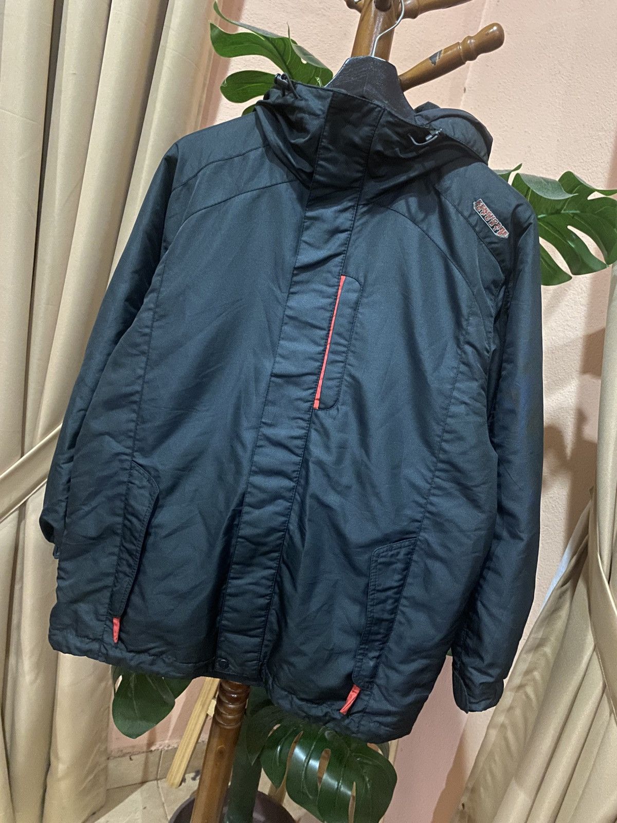 Kensho Abe Kensho Abe Sports Black Puffer Jacket Vintage Japanese Coat Size US S / EU 44-46 / 1 - 2 Thumbnail