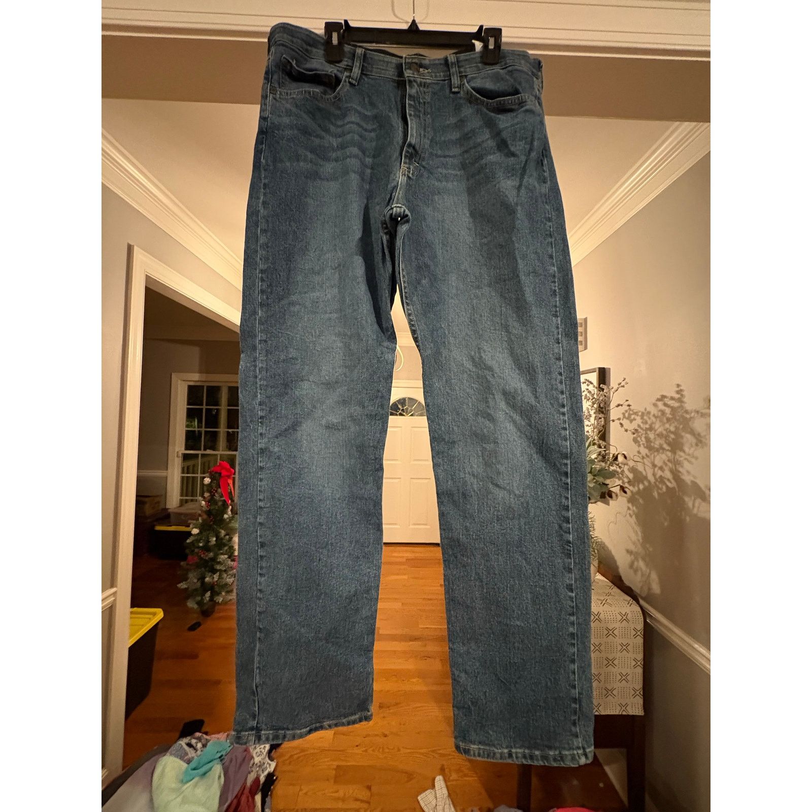 Wrangler Wrangler Authentics Men’s Relaxed Fit Jeans Size 35x34 Size US 35 - 3 Thumbnail