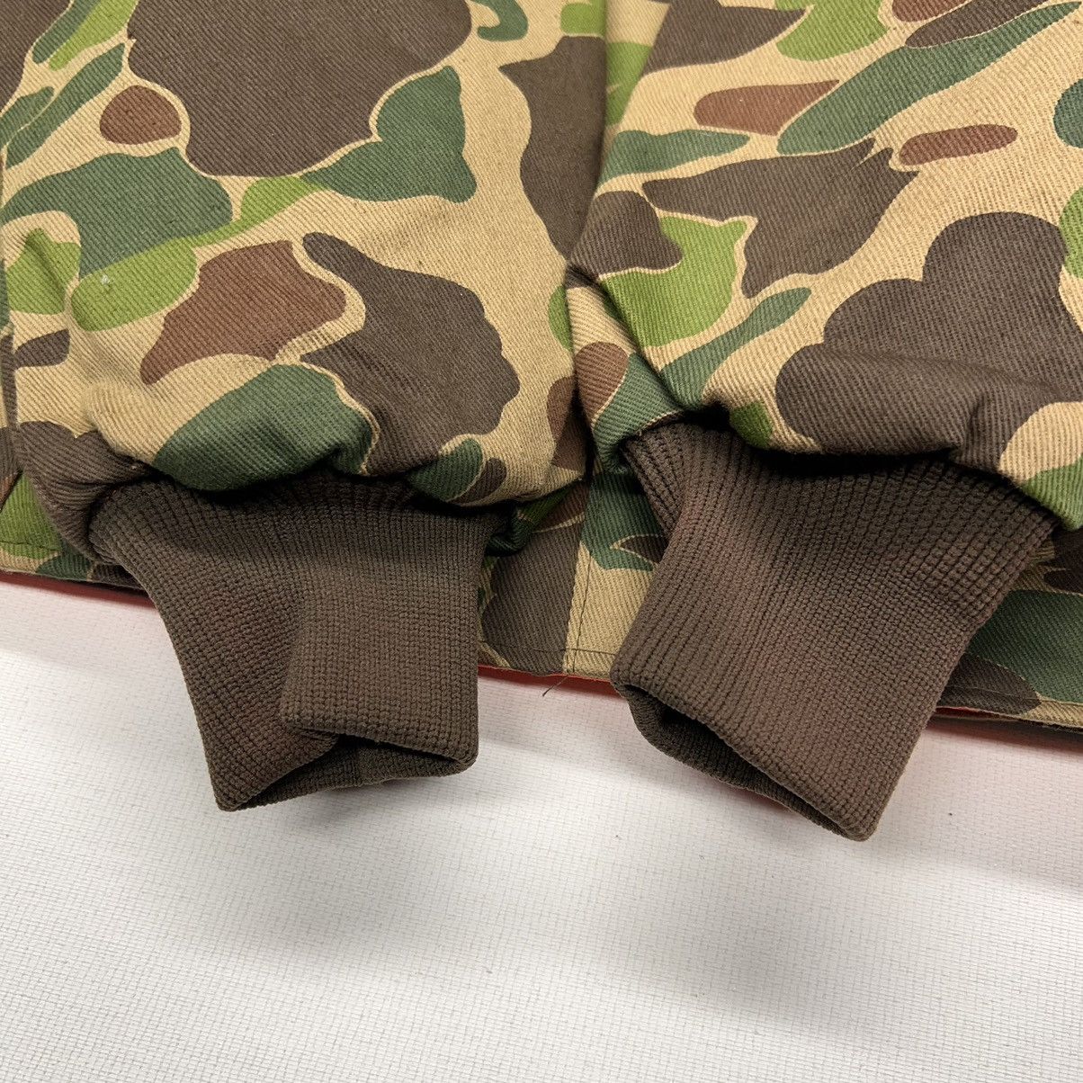 Vintage VTG Ranger Jacket Duck Camo Orange Lined Quilted Canvas 90s Size US M / EU 48-50 / 2 - 14 Thumbnail
