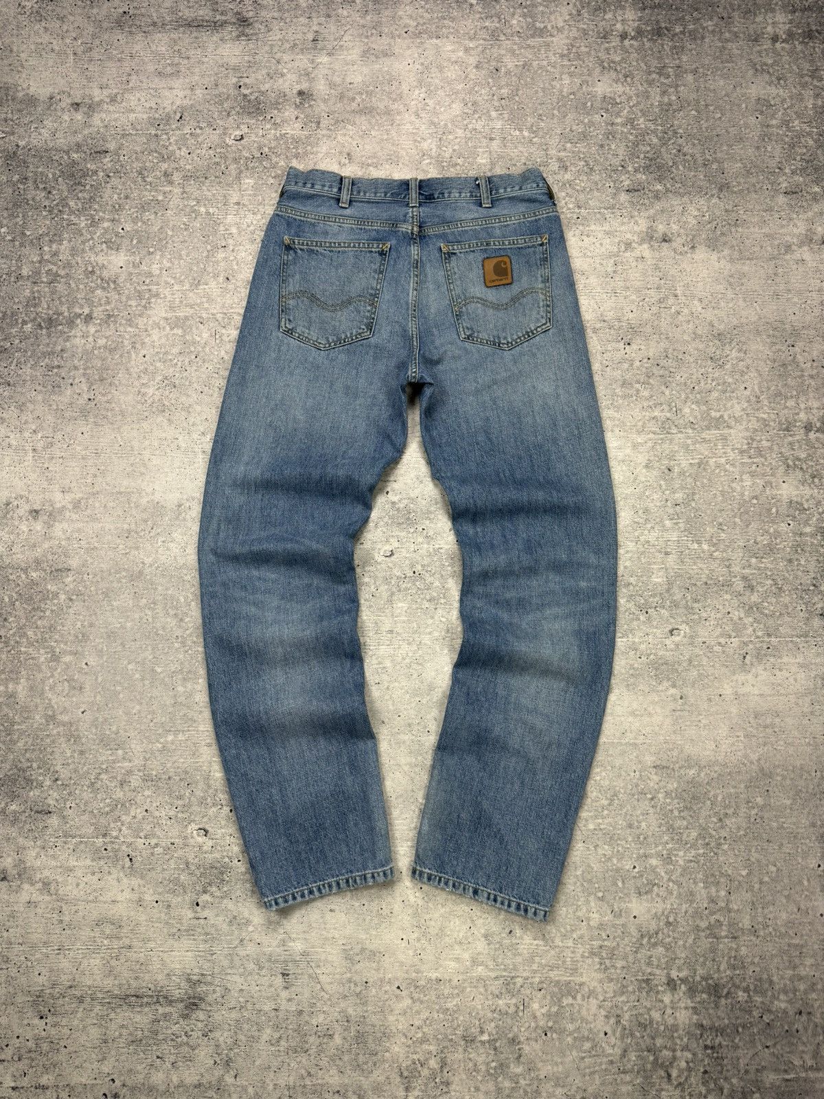 Carhartt Vintage Carhartt WIP Marlow Pant Stonewashed Denim Jeans Size US 29 - 1 Thumbnail