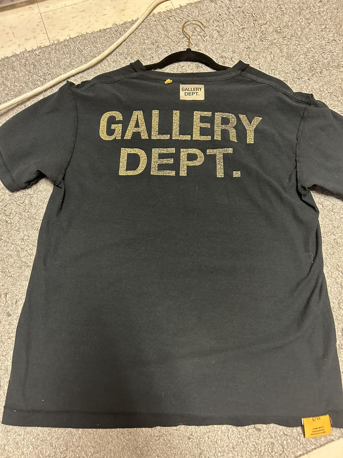 image of Gallery Dept Reversible Tee Shirt in Black, Men's (Size Medium)