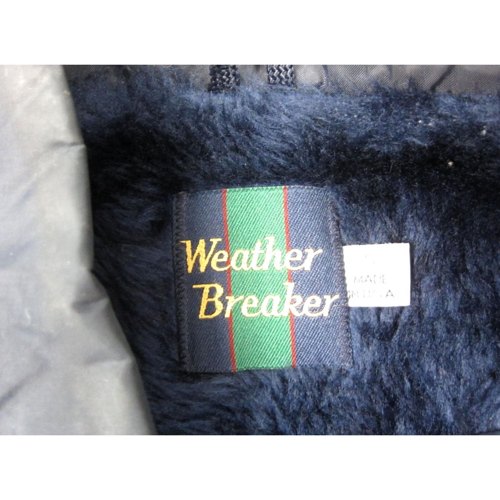 Vintage VINTAGE Weather Breaker Jacket Mens Bomber Jacket Blue 90s Lined Nylon Zip Small S Size US S / EU 44-46 / 1 - 4 Thumbnail