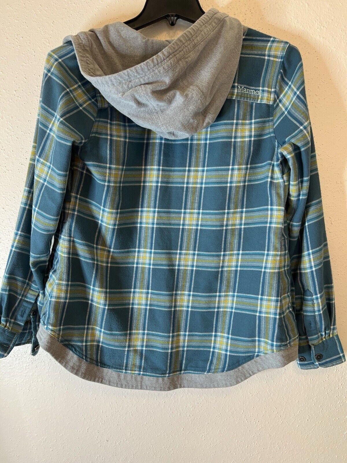 Marmot Marmot button down flannel hoodie Sz M Size M / US 6-8 / IT 42-44 - 2 Thumbnail