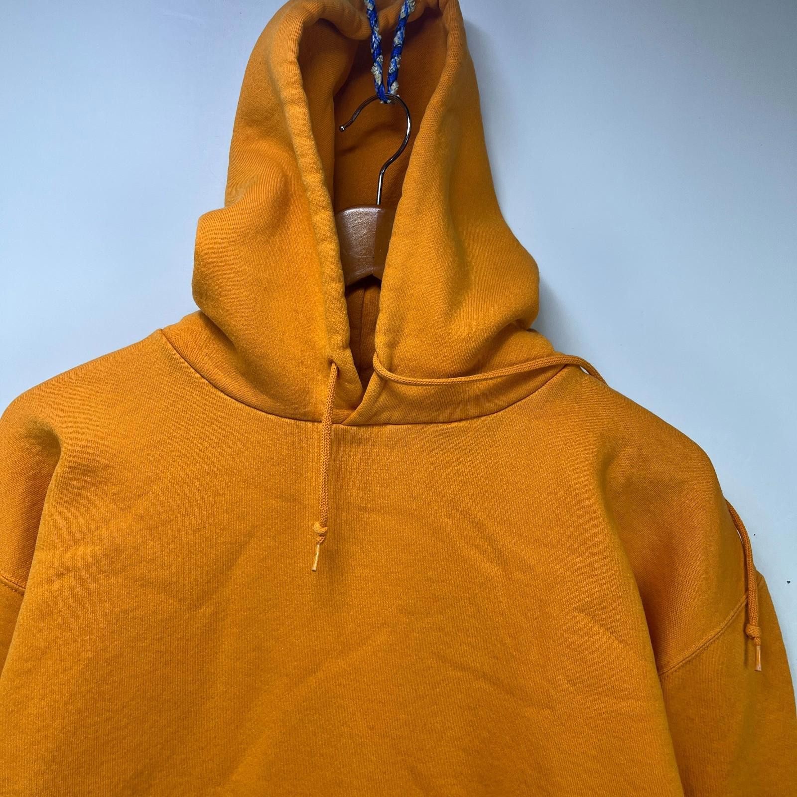 Russell Athletic Vintage Russell Athletic Blank Orange Hoodie XL Y2K Size US XL / EU 56 / 4 - 3 Thumbnail