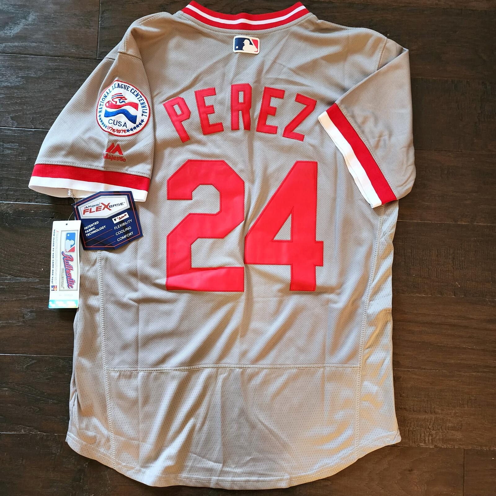 Majestic Tony Perez #24 Cincinnati Reds Majestic jersey Size 40 NWT Size US M / EU 48-50 / 2 - 1 Thumbnail