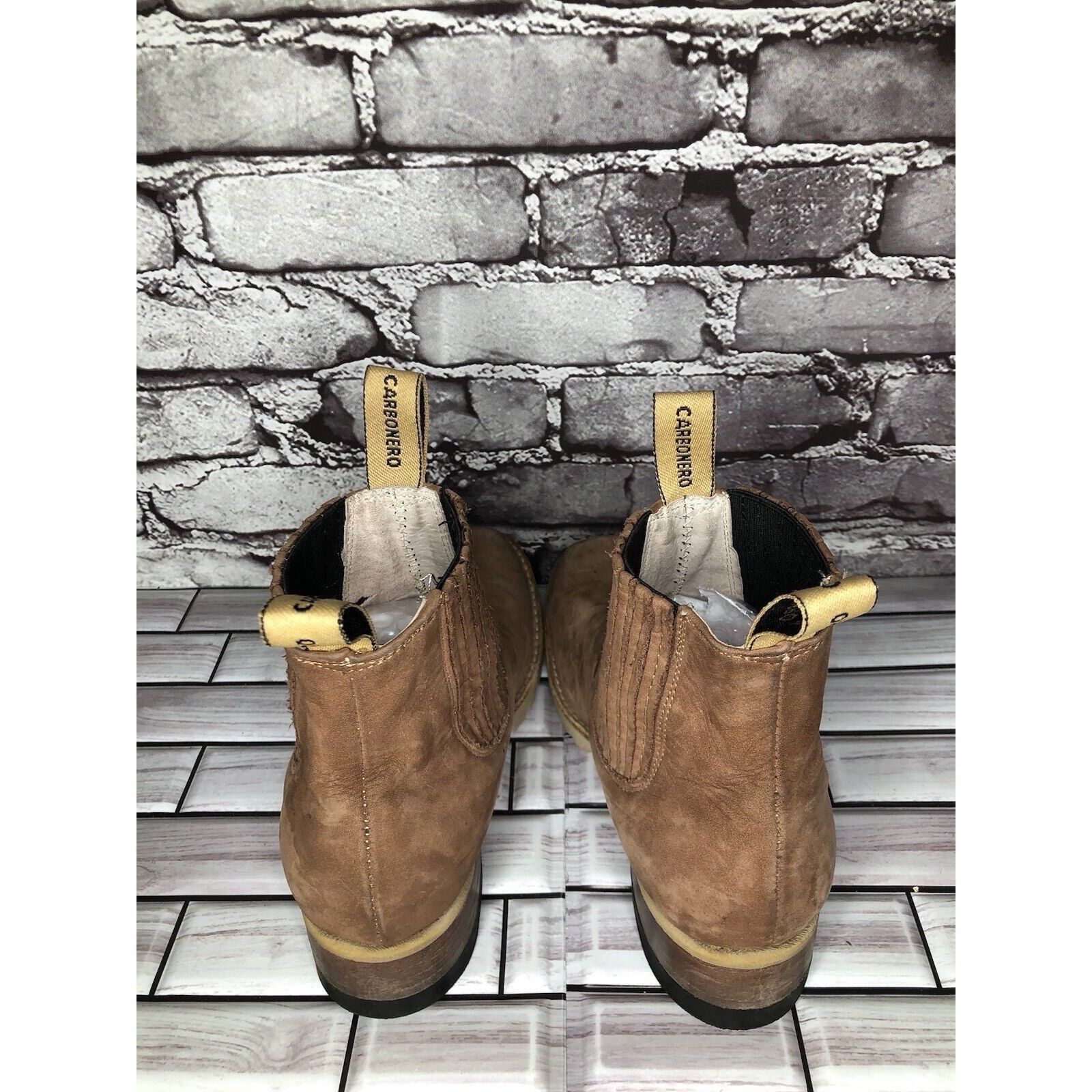 Other Carbonero Botin Traditional Brown Leather Chelsea Ankle Heel Size US 6 / IT 36 - 4 Thumbnail