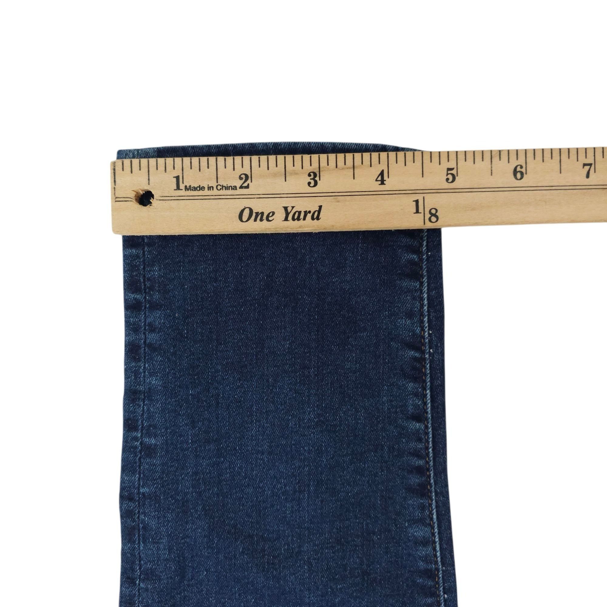 Loft Loft Modern Skinny Crop Jeans Womens Size 28/6 Mid Rise Dark Size 29" - 6 Thumbnail