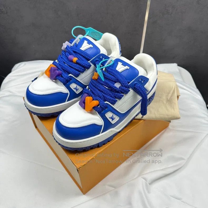 Louis Vuitton Louis Vuitton Trainer Maxi Small Fat Ding Low Top Fashion Size US 8.5 / EU 41-42 - 1 Thumbnail