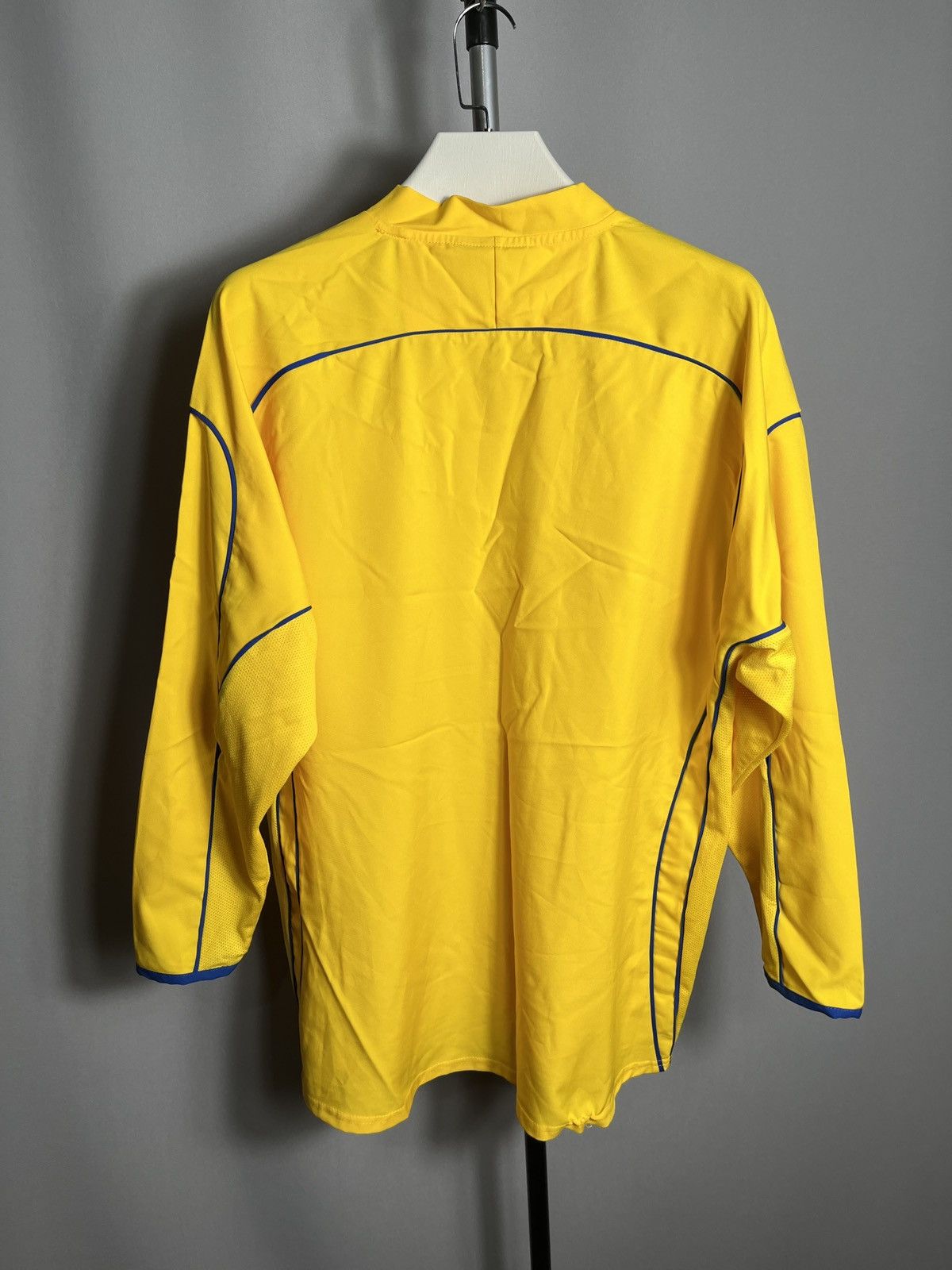 Vintage 2007 - 2008 Southampton away long sleeve mens shirt yellow Size US L / EU 52-54 / 3 - 8 Thumbnail