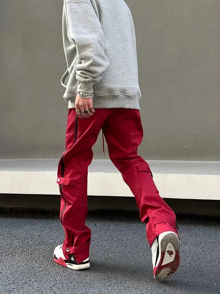 Japanese Brand × Vintage Straight side zipper buckle casual pants Size US 32 / EU 48 - 5 Thumbnail