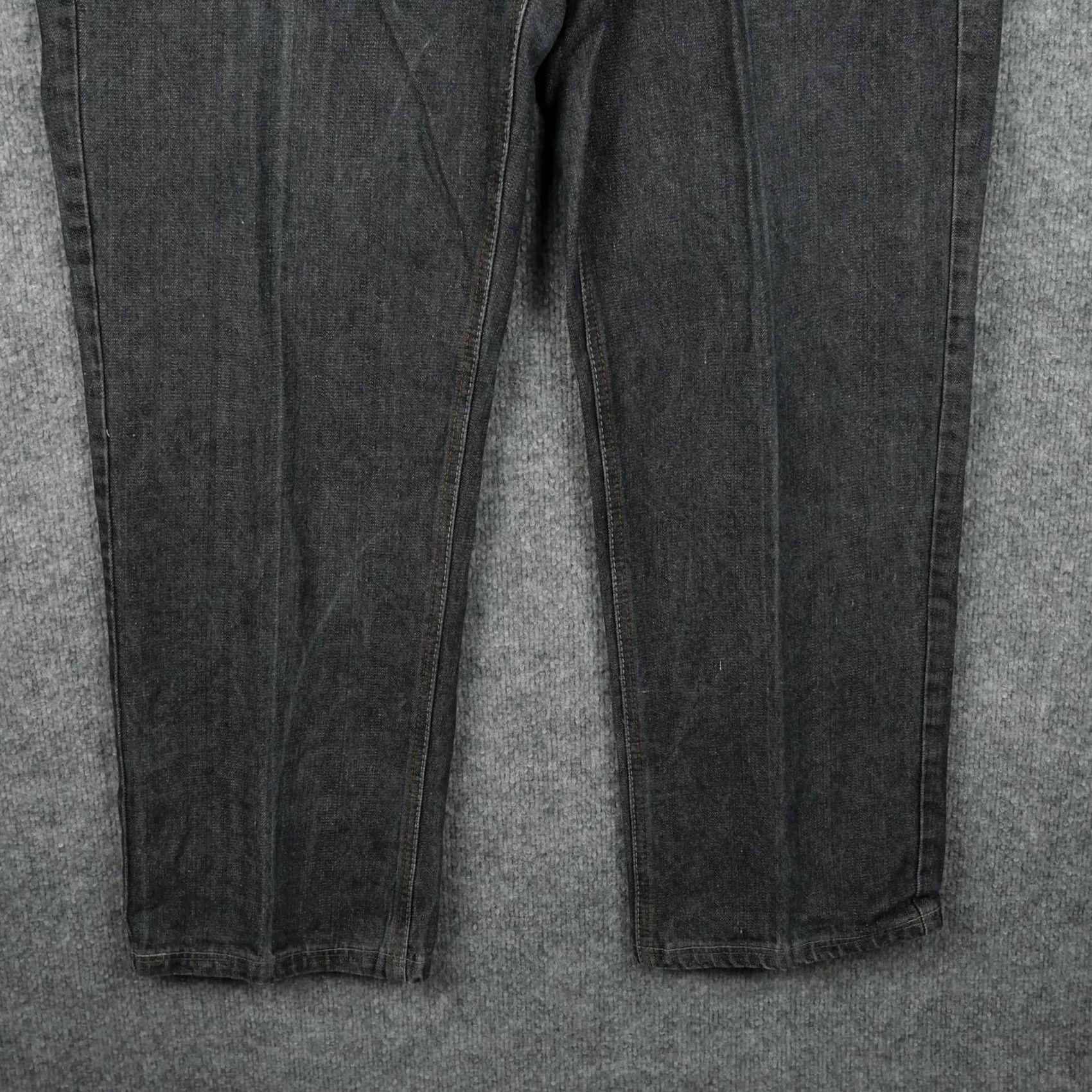 Phat Farm Phat Farm Jeans Mens 38x34 Gray Denim Straight Embroidered Baggy Skater Hip Hop Size US 38 / EU 54 - 4 Thumbnail