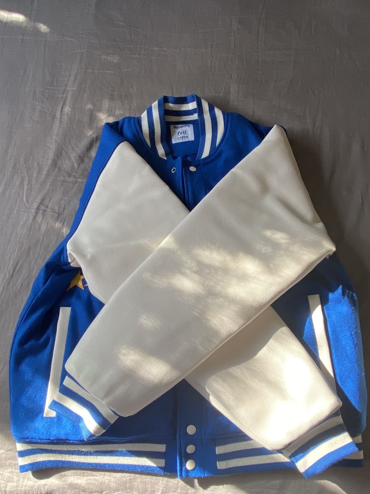 FELT Felt × Doraemon Varsity Jacket Size US L / EU 52-54 / 3 - 2 Thumbnail
