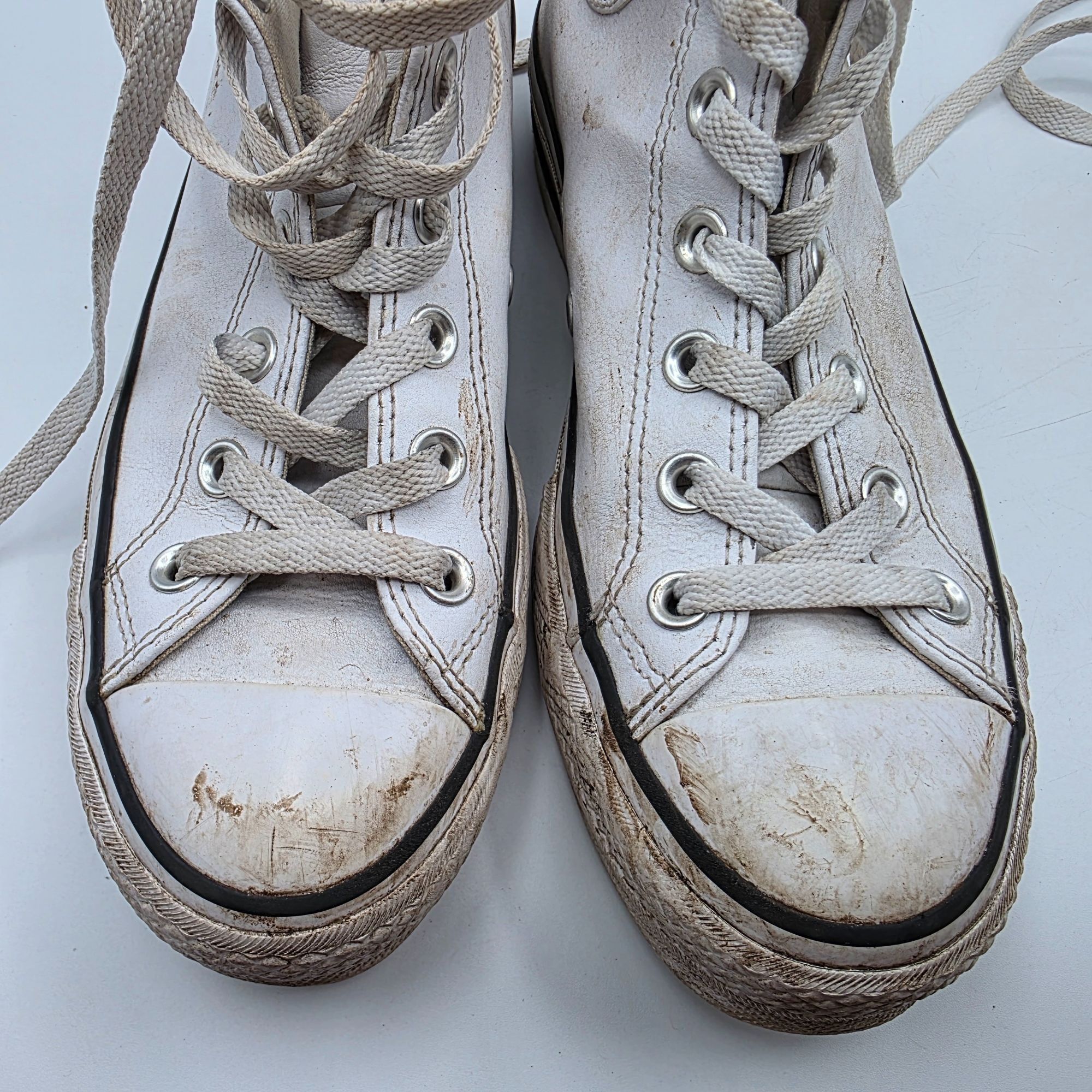 Converse Converse Chuck Taylor All Star Lift Platform Leather Womens Size US 7 / IT 37 - 10 Thumbnail