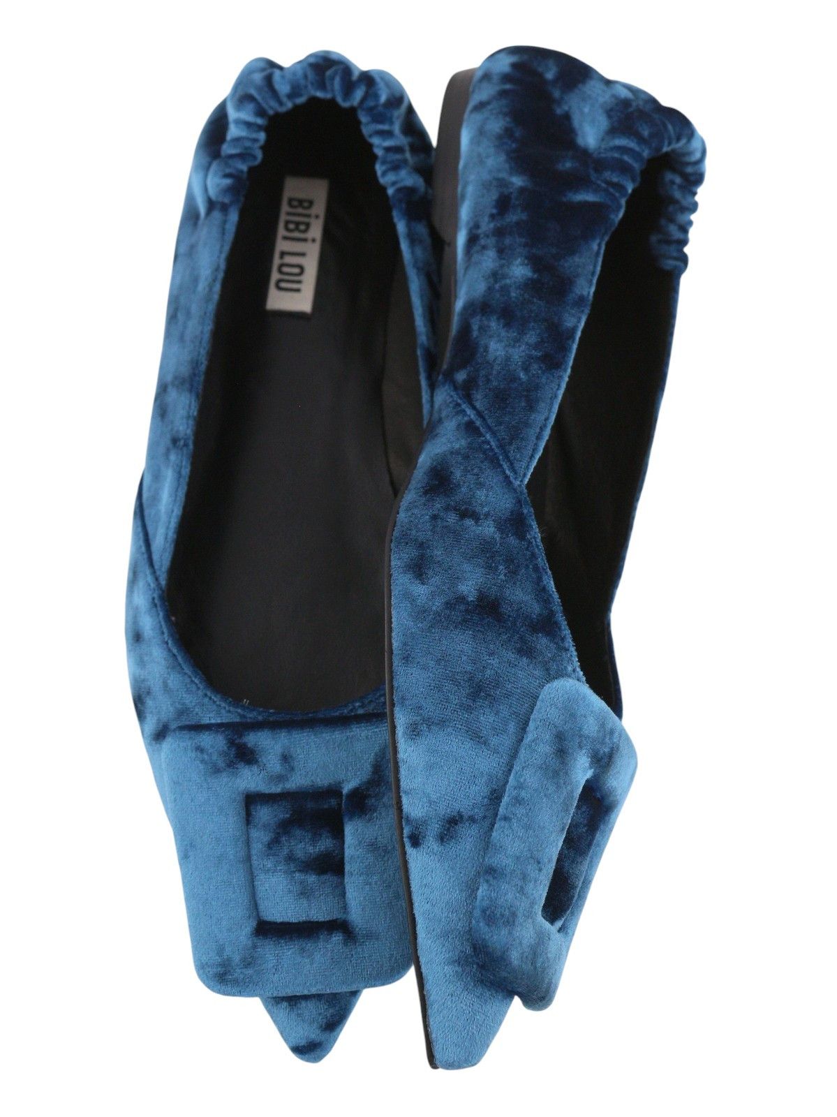 Other BIBI LOU BOCHUM EU38 Blue Velvet Covered Pointed 87560 Size US 7 / IT 37 - 6 Thumbnail