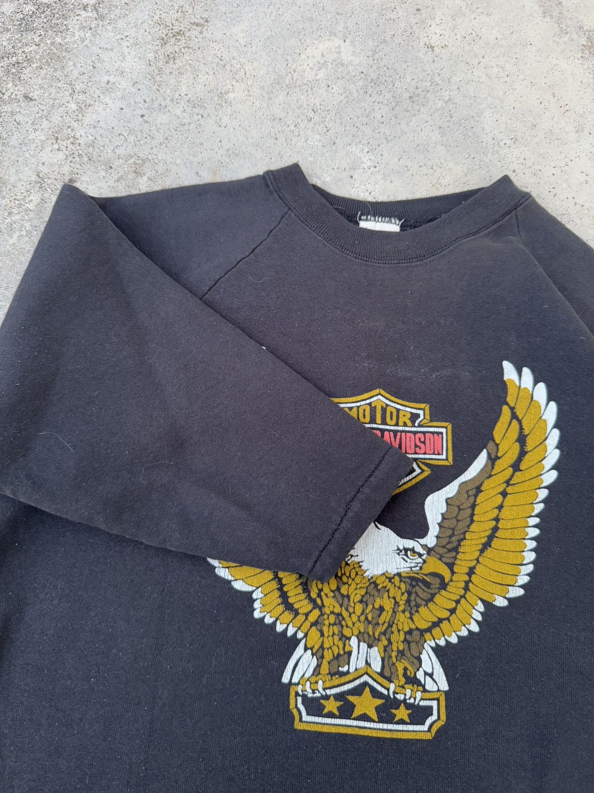 Harley Davidson Vintage 90's Harley Davidson Eagles Sweatshirt Size US L / EU 52-54 / 3 - 4 Thumbnail