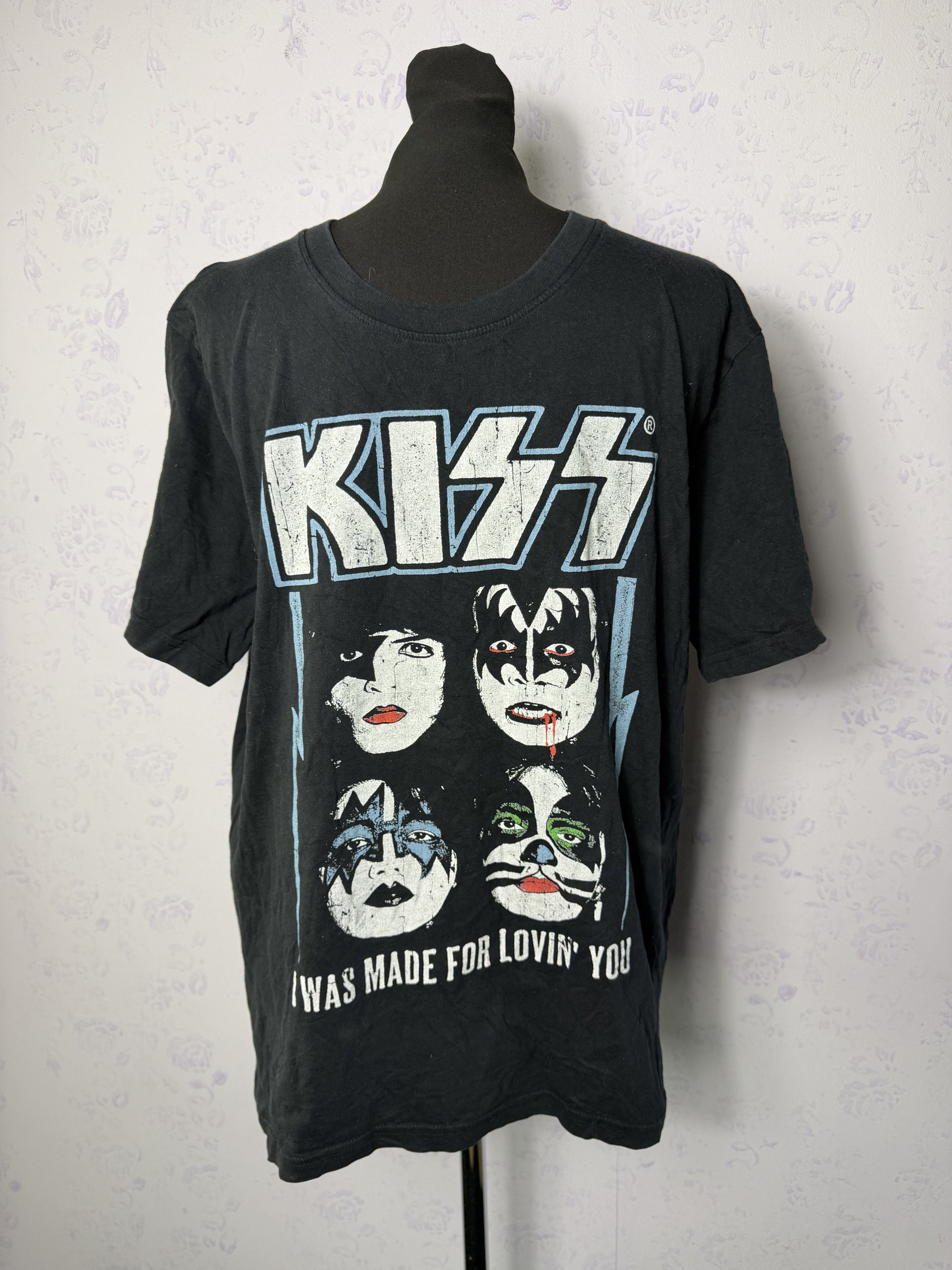 KISS KISS Band Graphic Tee / Washed Black / Rock Tee / Size L Size US L / EU 52-54 / 3 - 1 Thumbnail