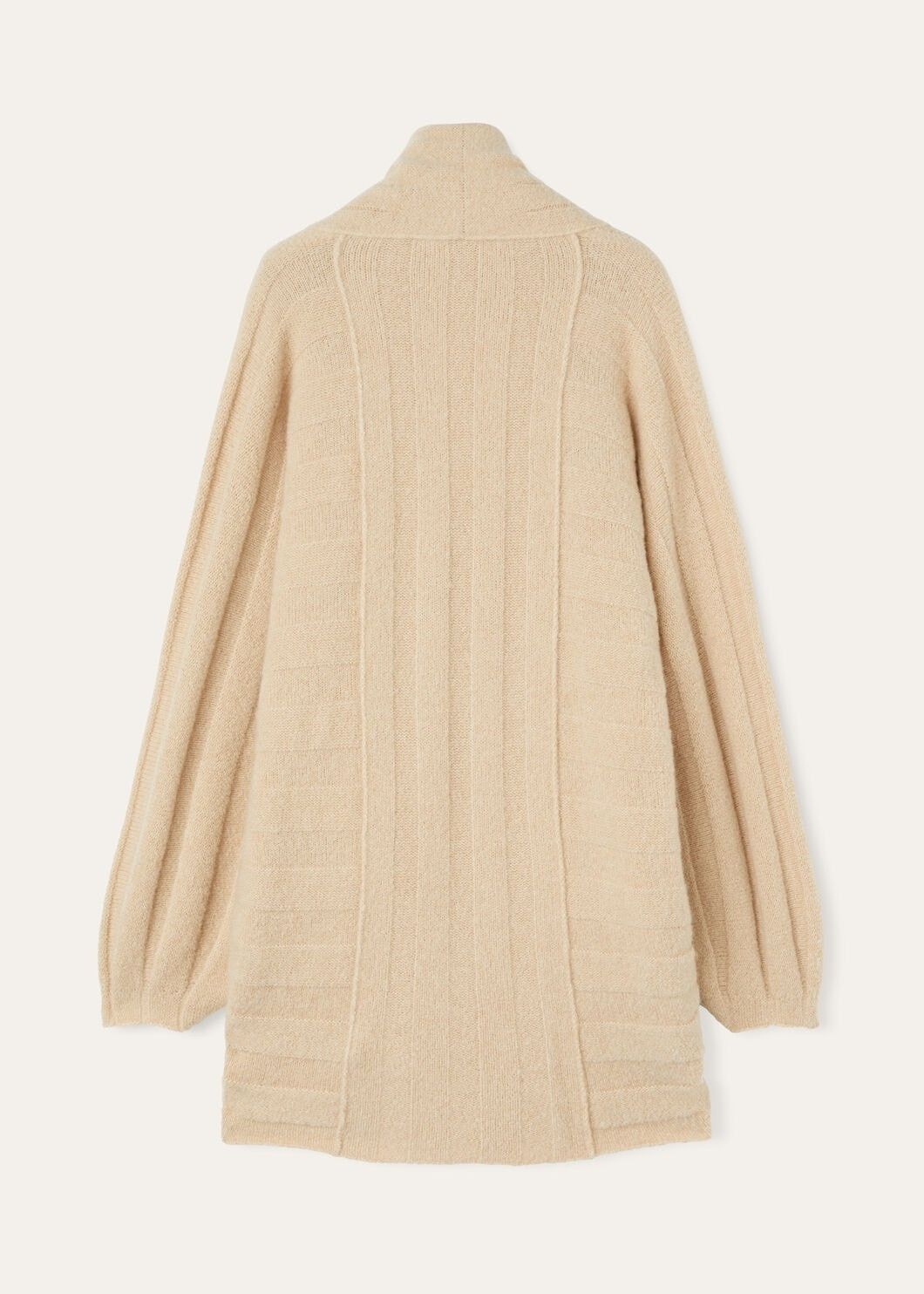 Loro Piana o1w1db10825 FAO4500 Cocooning Cardigan in Beige Size M / US 6-8 / IT 42-44 - 6 Thumbnail
