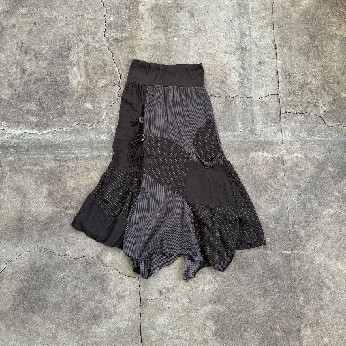 Japanese Brand Vintage Japanese Pocket Maxi Skirt Size 25" / US 0 / IT 36 - 1 Thumbnail