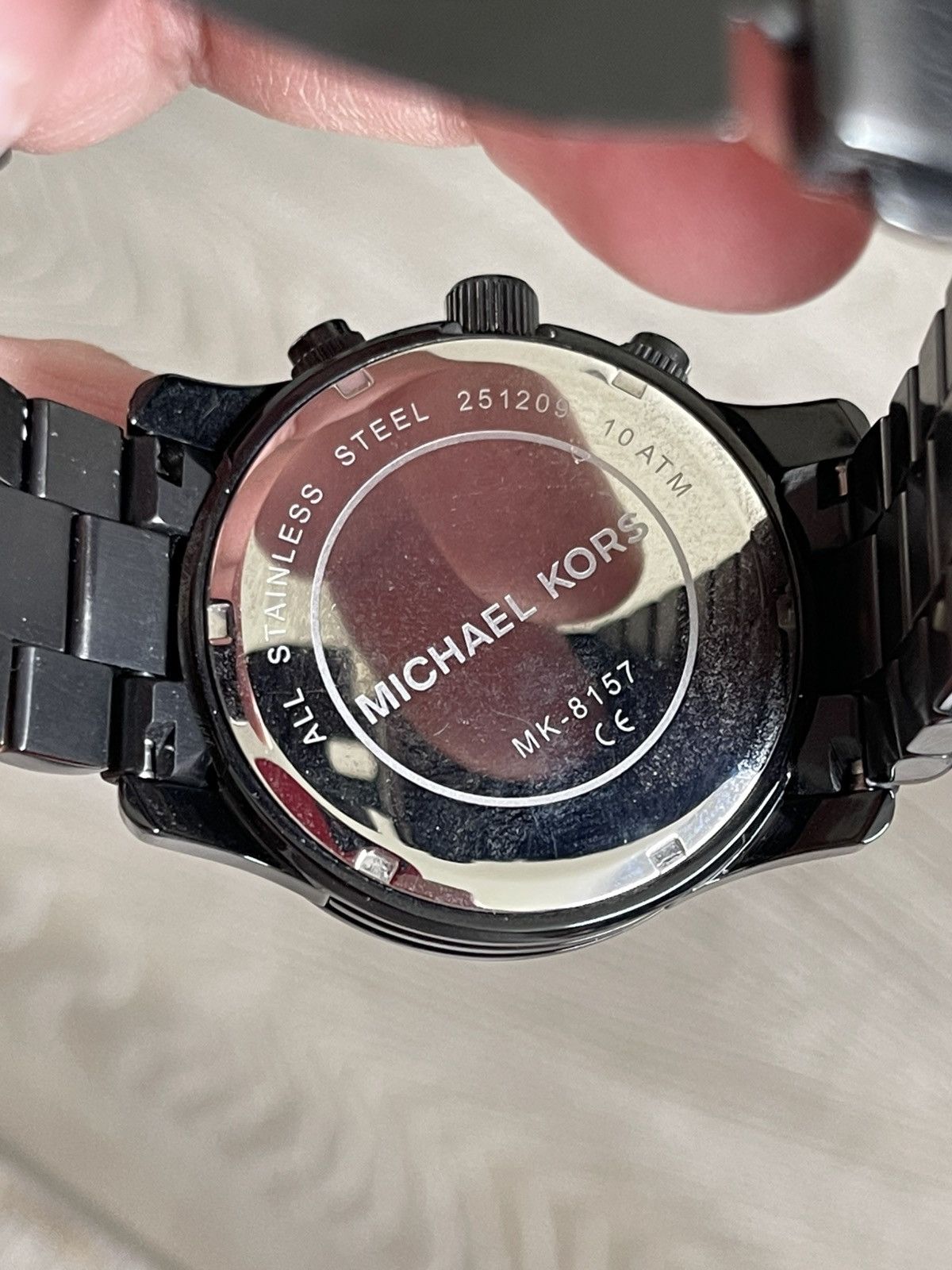 Michael Kors Michael Kors MK8157 Runway Chronograph Stainless Steel Watch Size ONE SIZE - 9 Thumbnail