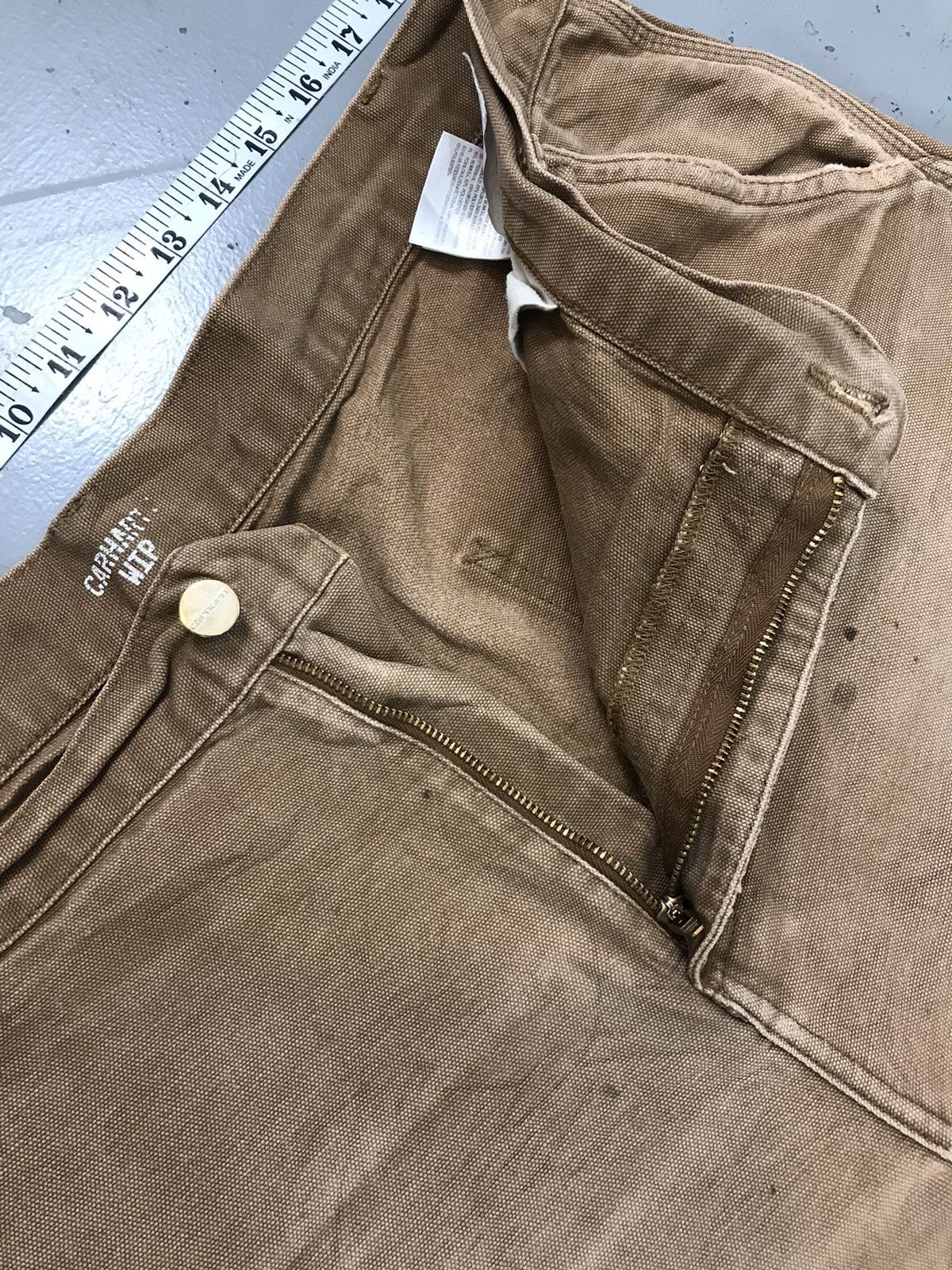 Carhartt Wip × Vintage Vintage Carhartt WIP damaged carpenter denim Size US 40 / EU 56 - 8 Thumbnail
