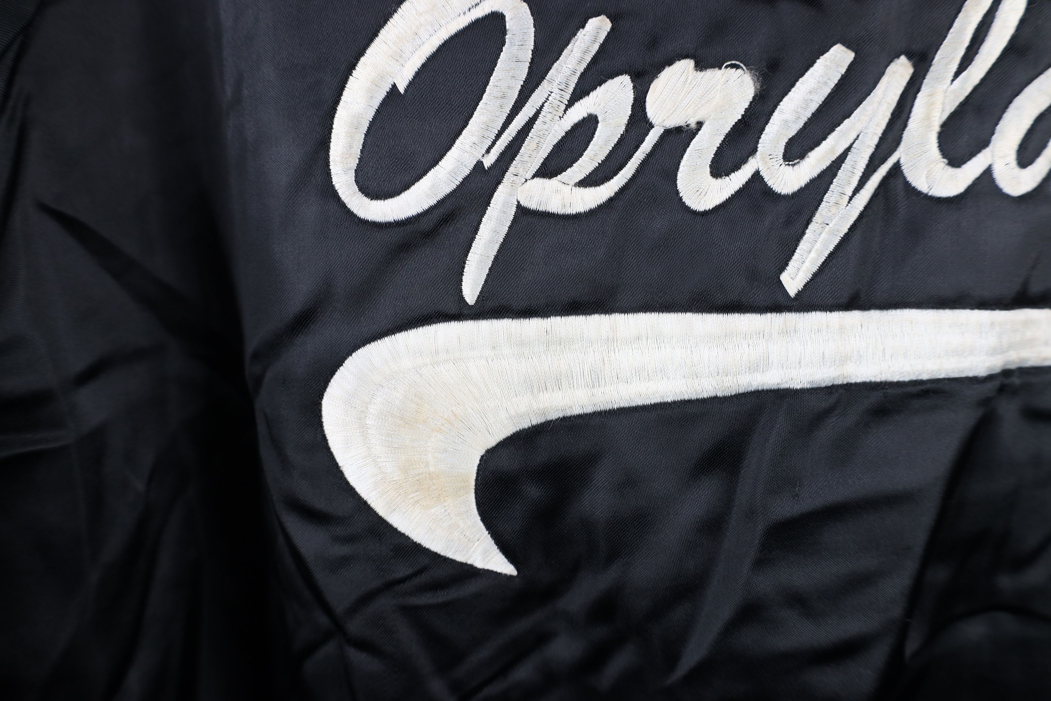 Vintage Vintage 80s 90s Opryland Lined Satin Bomber Jacket Black USA Size US M / EU 48-50 / 2 - 13 Thumbnail