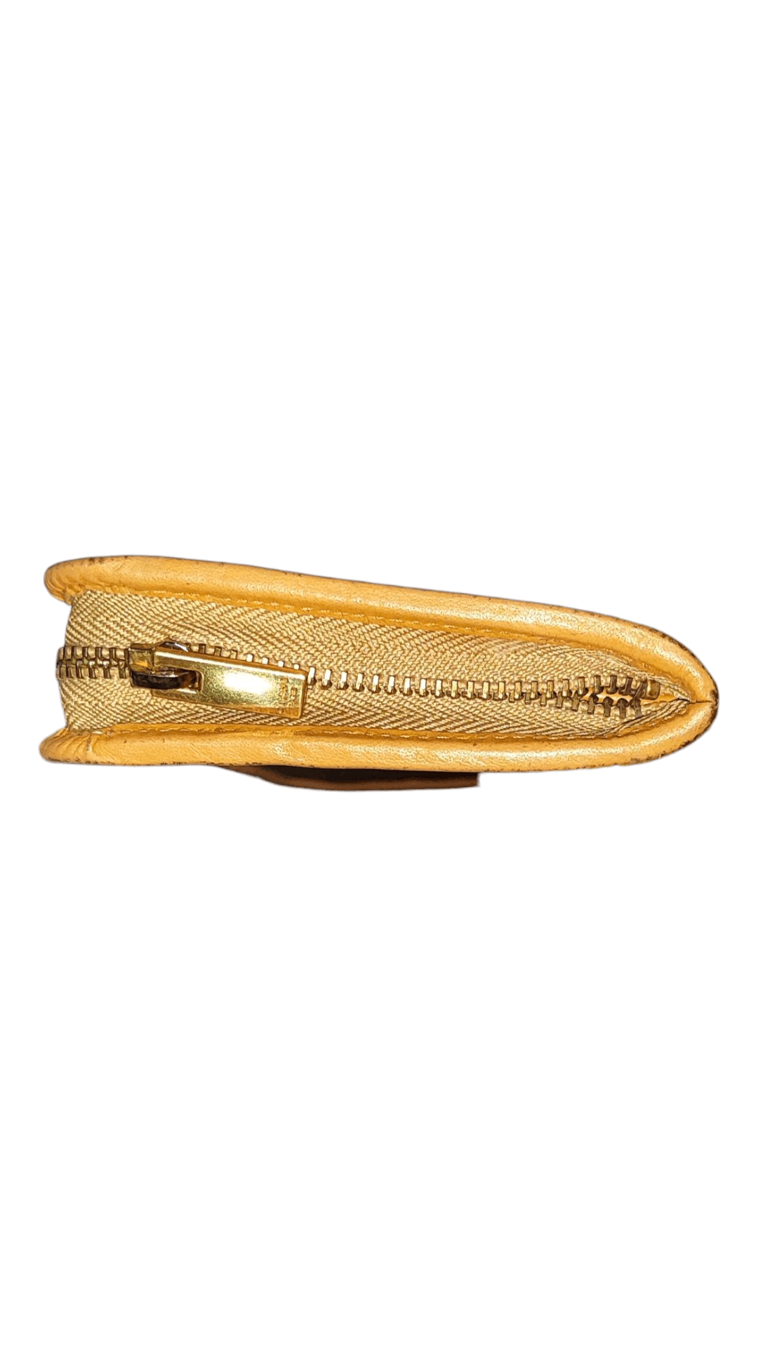 Celine Macadam Long Zipper Leather Wallet