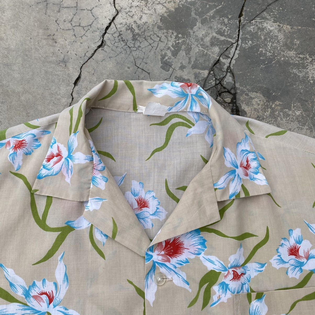 Vintage 1980s Hawaii Floral cotton shirt Size US L / EU 52-54 / 3 - 2 Thumbnail